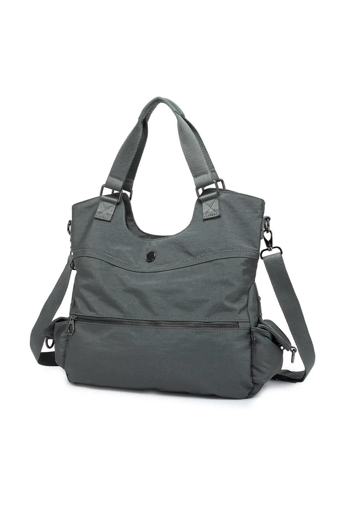 SMART BAGS Metalik Kumaş Omuz Çantası BC 3221 - Koyu Yeşil
