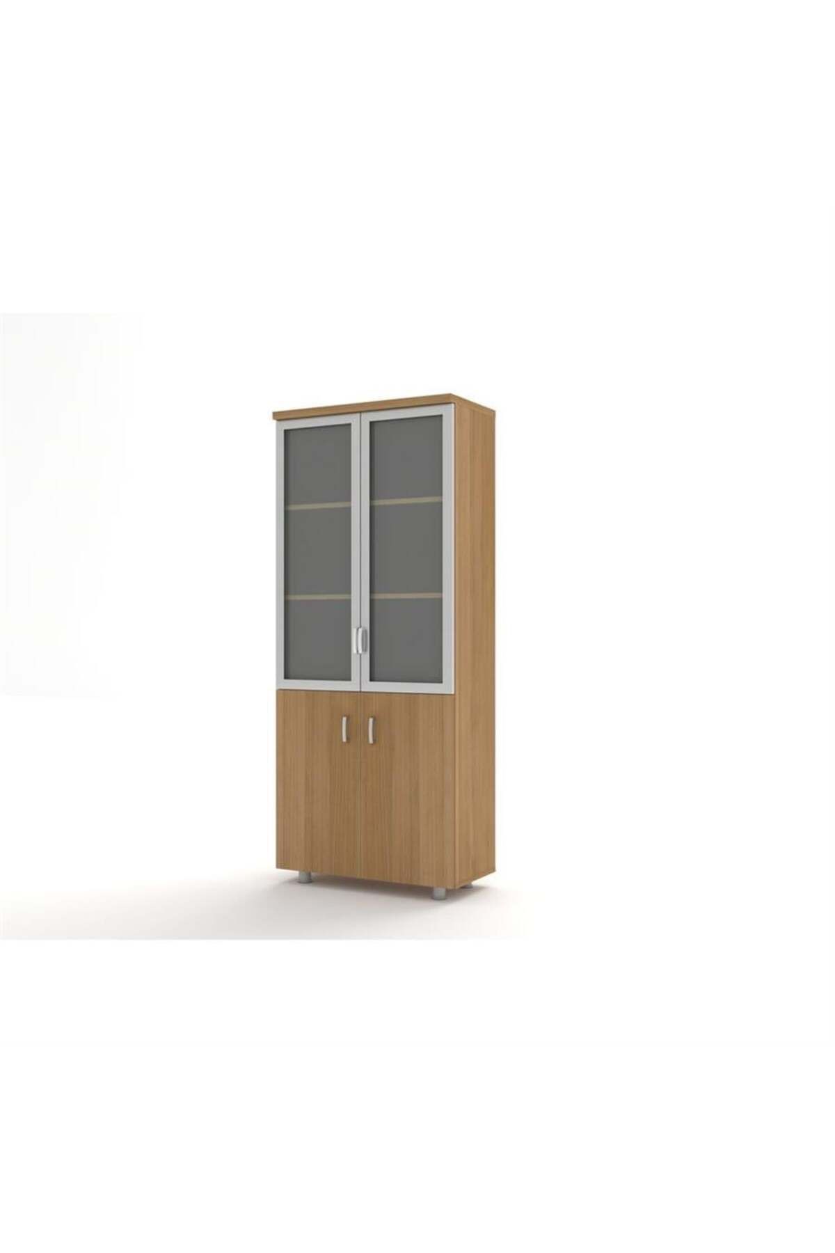 Home Yarım Camlı, Yarım Kapaklı Dolap