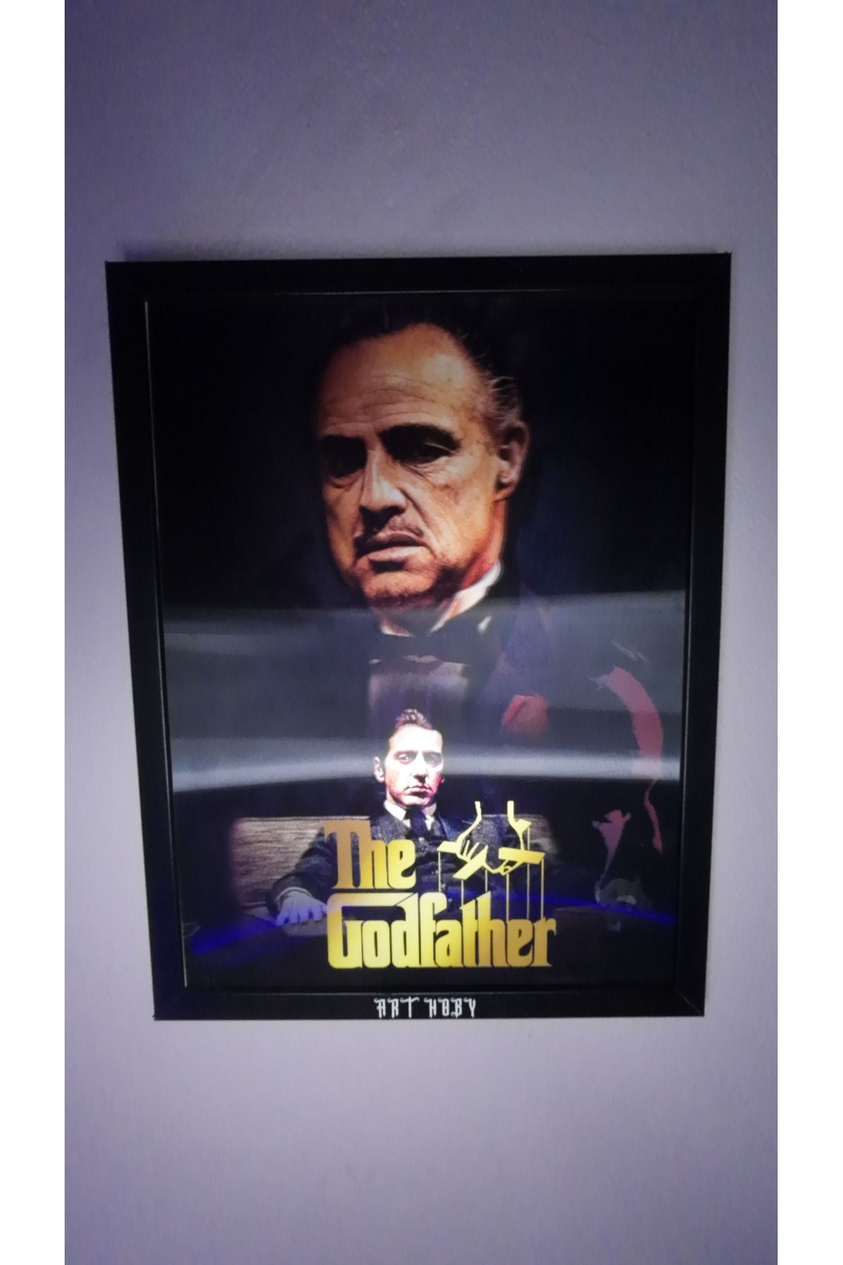 ArtHoby The Godfather Lenticular 3D Hareketli Tablo