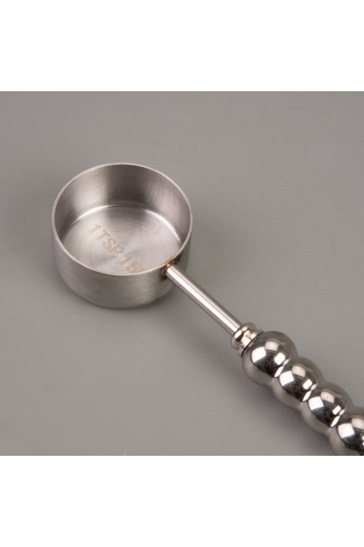 AROW Paslanmaz Çelik Ölçü Kaşığı - Gri - 15 ml