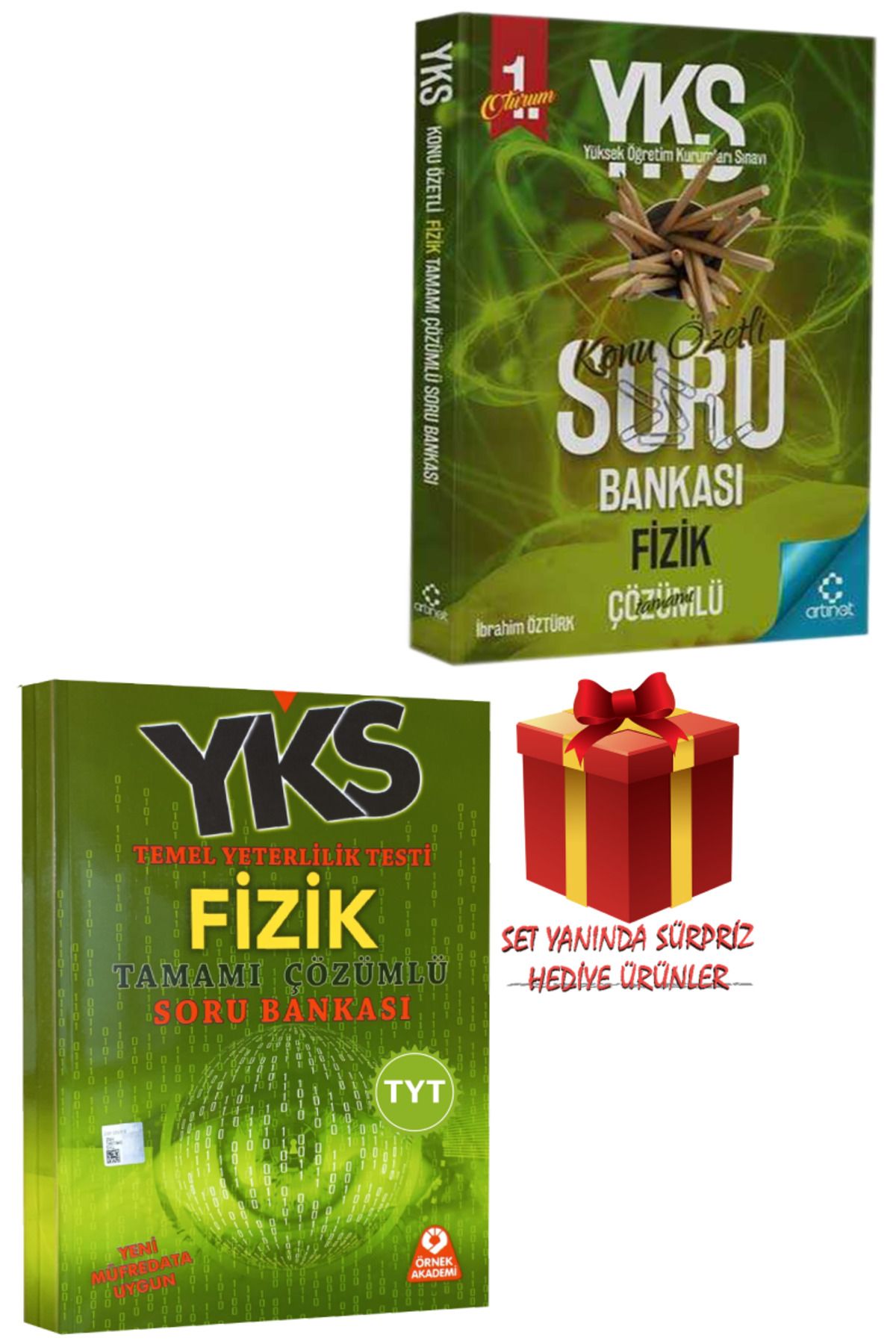 Panem Yayınları Artınet YKS-TYT Fizik Konu Özetli Soru Bankası + TYT Fizik Soru Bankası + Hediye