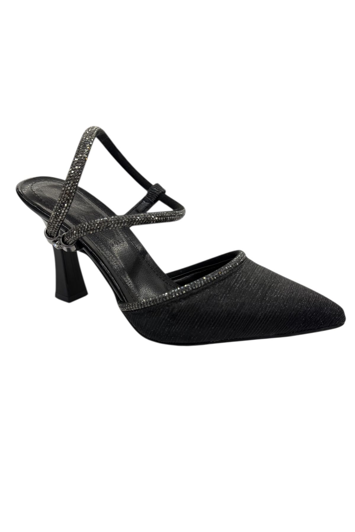 Shoes Işıltı Bant Detaylı Topuklu Asansör modeli