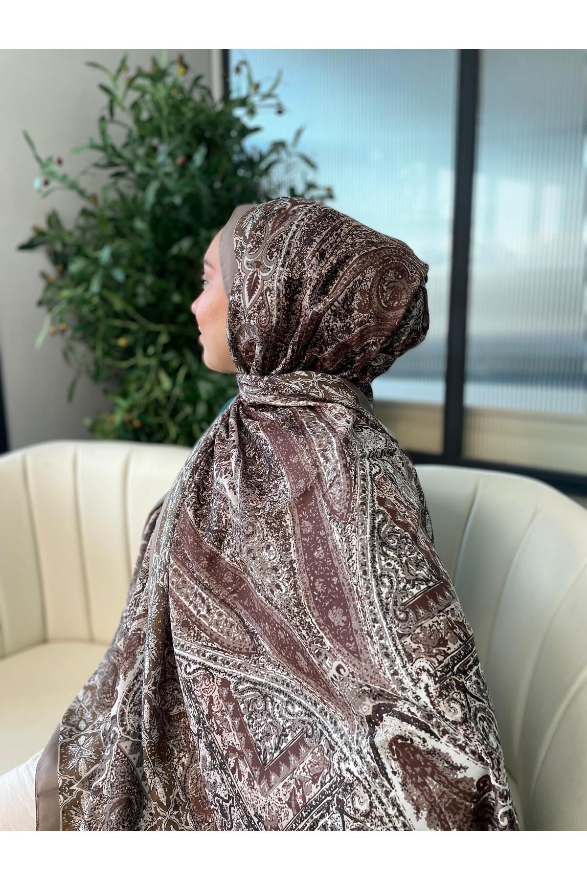 Oxygen Scarfs Etro Etnik Pamuk İpek Şal -23564