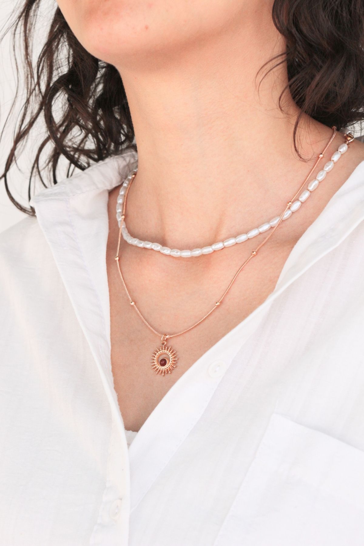 Mimas Jewelry Bohem Güneş Kolye