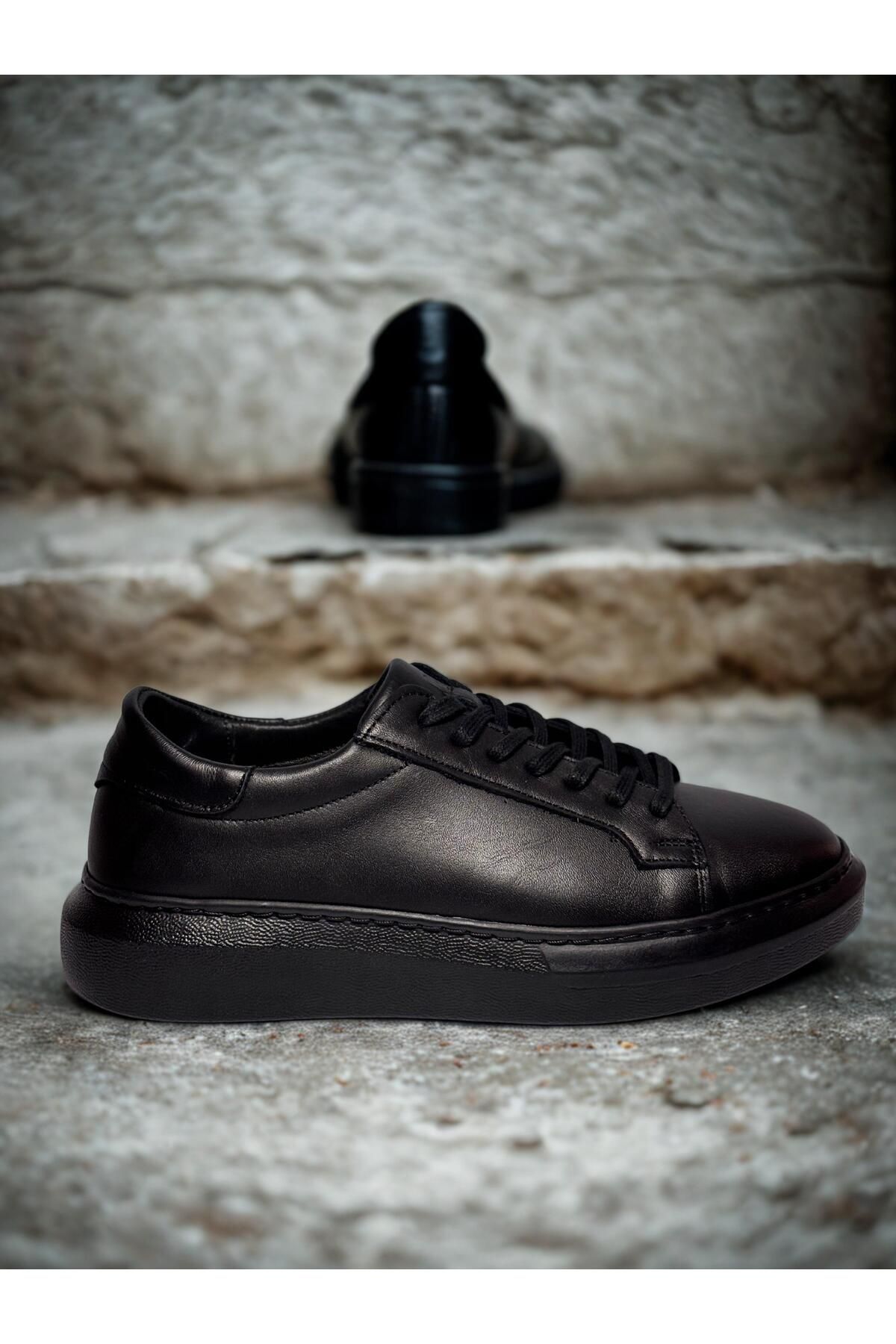 crybrands Gerçek deri Loccomotive Model H1YPMNÇ erkek deri sneaker