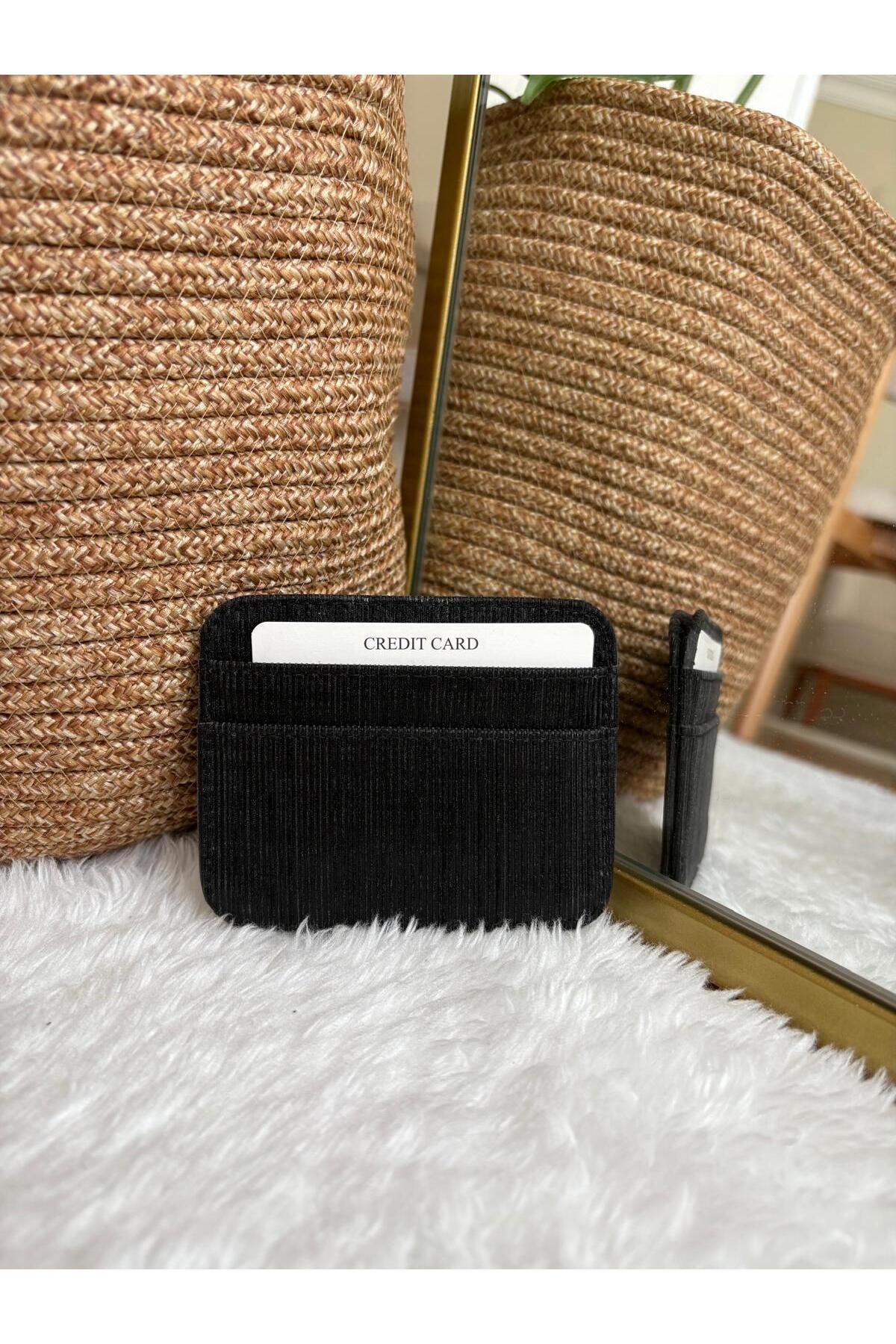 Z&M COLLECTION BAG SHOPPİNG Parlak Simli Ultra İnce Kadın Kartlık