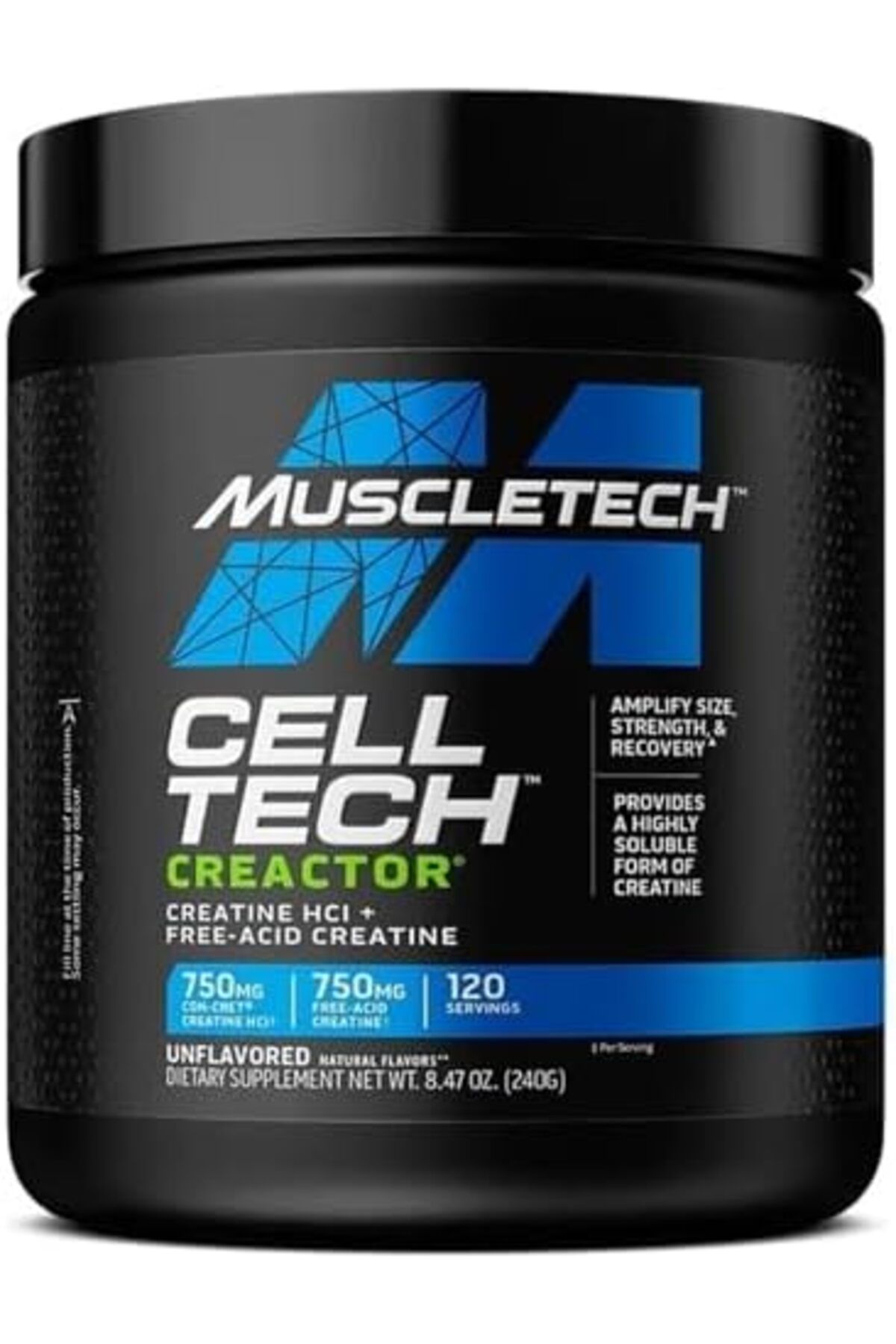 MUSCLETECH-Cell-Tech Creactor Creatine HCl and Free-Acid Creatine Increase Muscle Building, Boost St 6