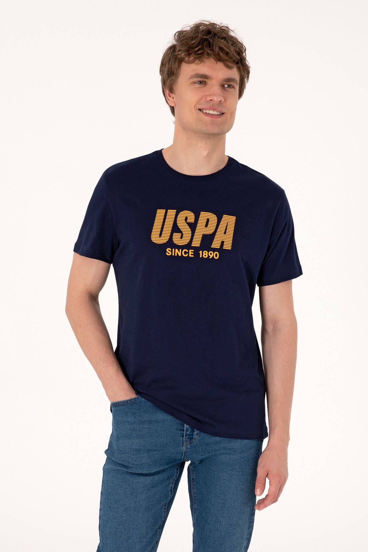 U.S. Polo Assn. Erkek Lacivert Tişört 50306966-VR033
