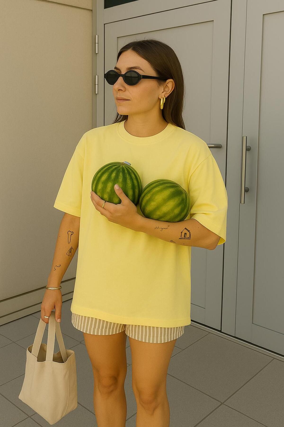 BENROMA Oversize Unisex Tişört
