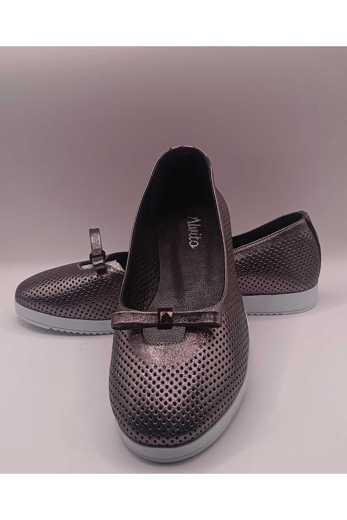 İDOL SHOES HAKİKİ DERİ FİYONKLU BABET