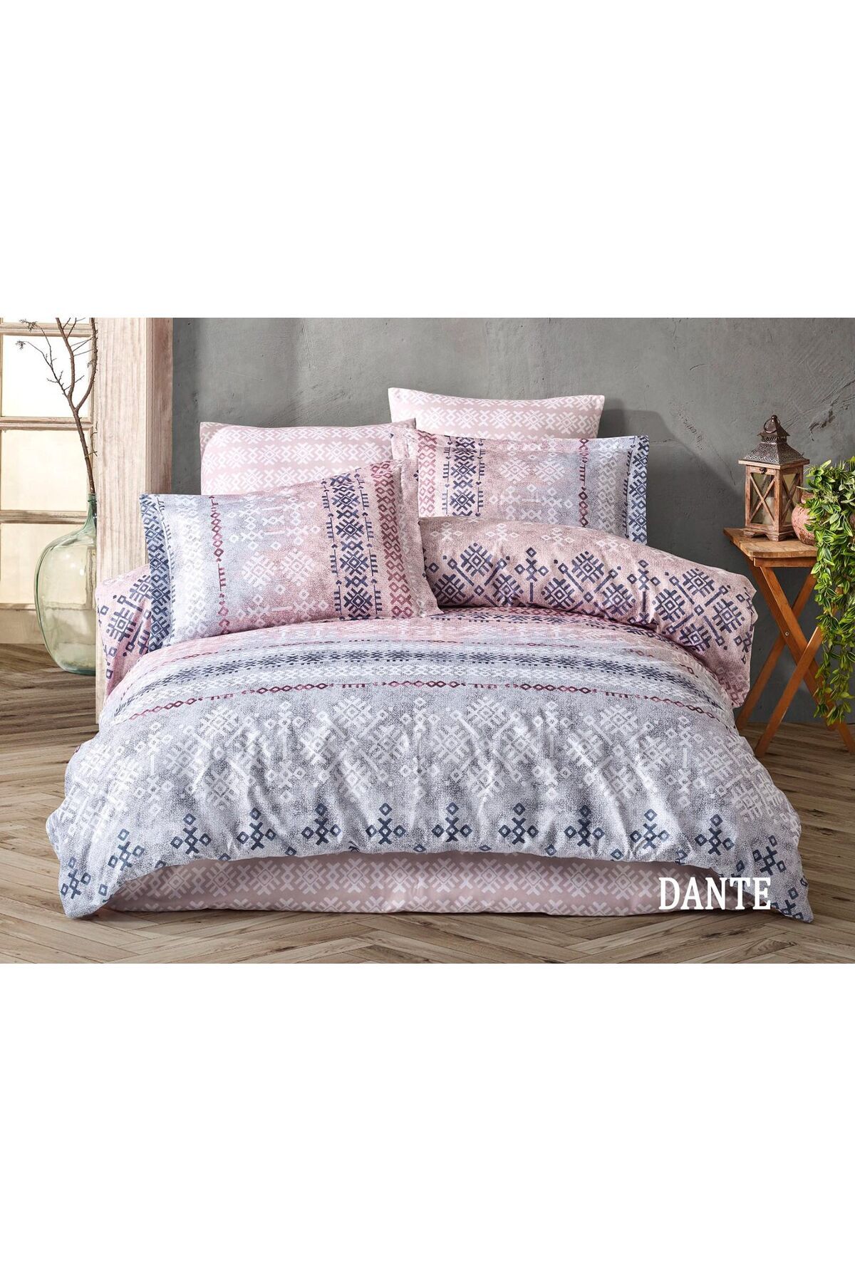 AYBERK HOME TEXTİLE DÖRT MEVSİM KAPİTONELİ ÇİFT KİŞİLİK NEVRESİM SETİ-DANTE4309