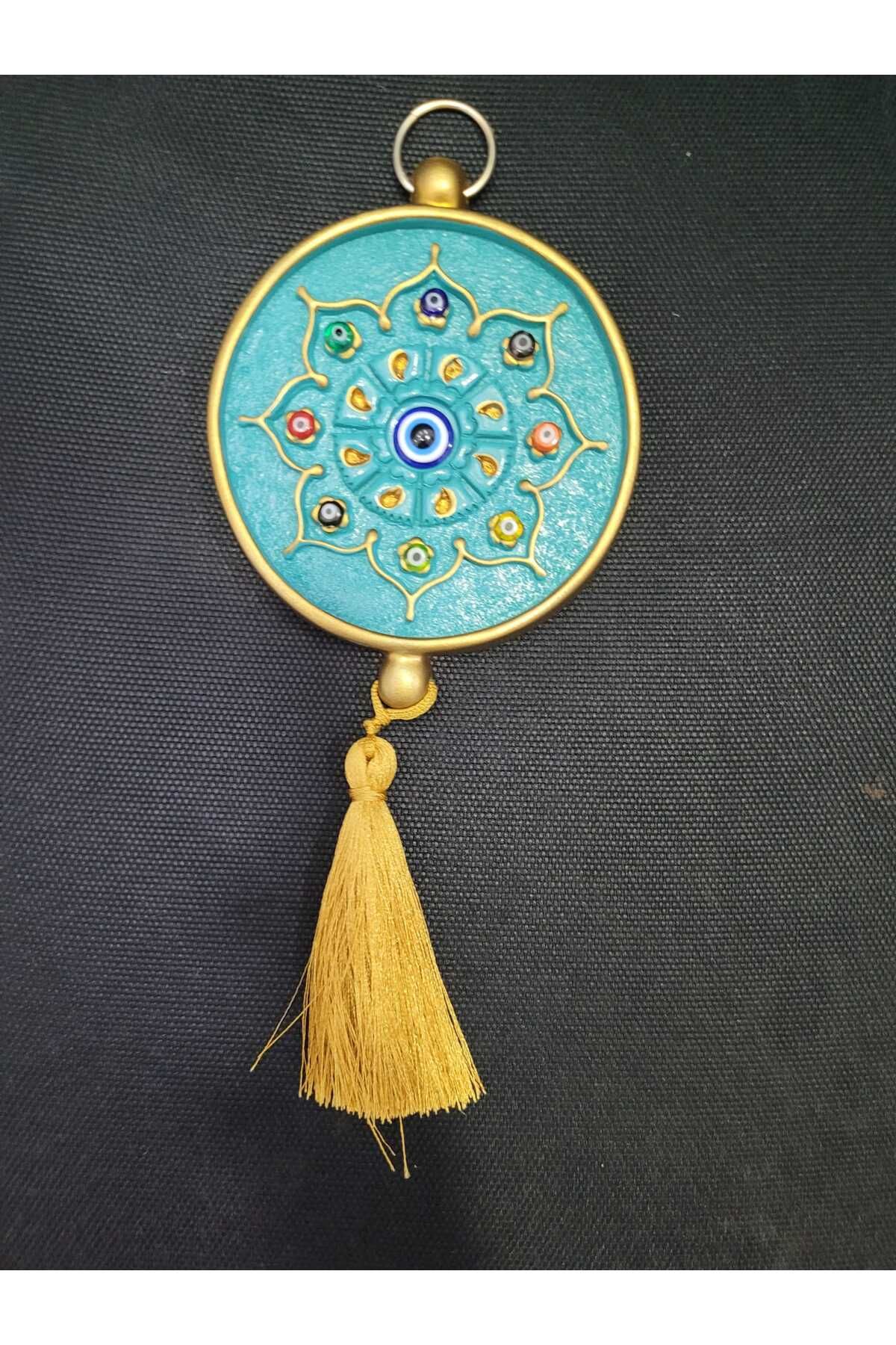 esdekor EVILEYE 4625 Minik Nazarlık Turkuaz Home Dekoratif Küçük 1 Adet