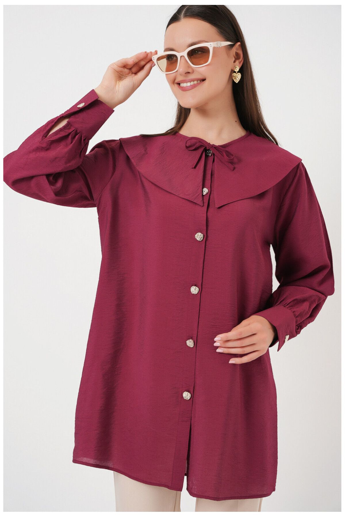 mahira collection BEBE YAKA GÖMLEK