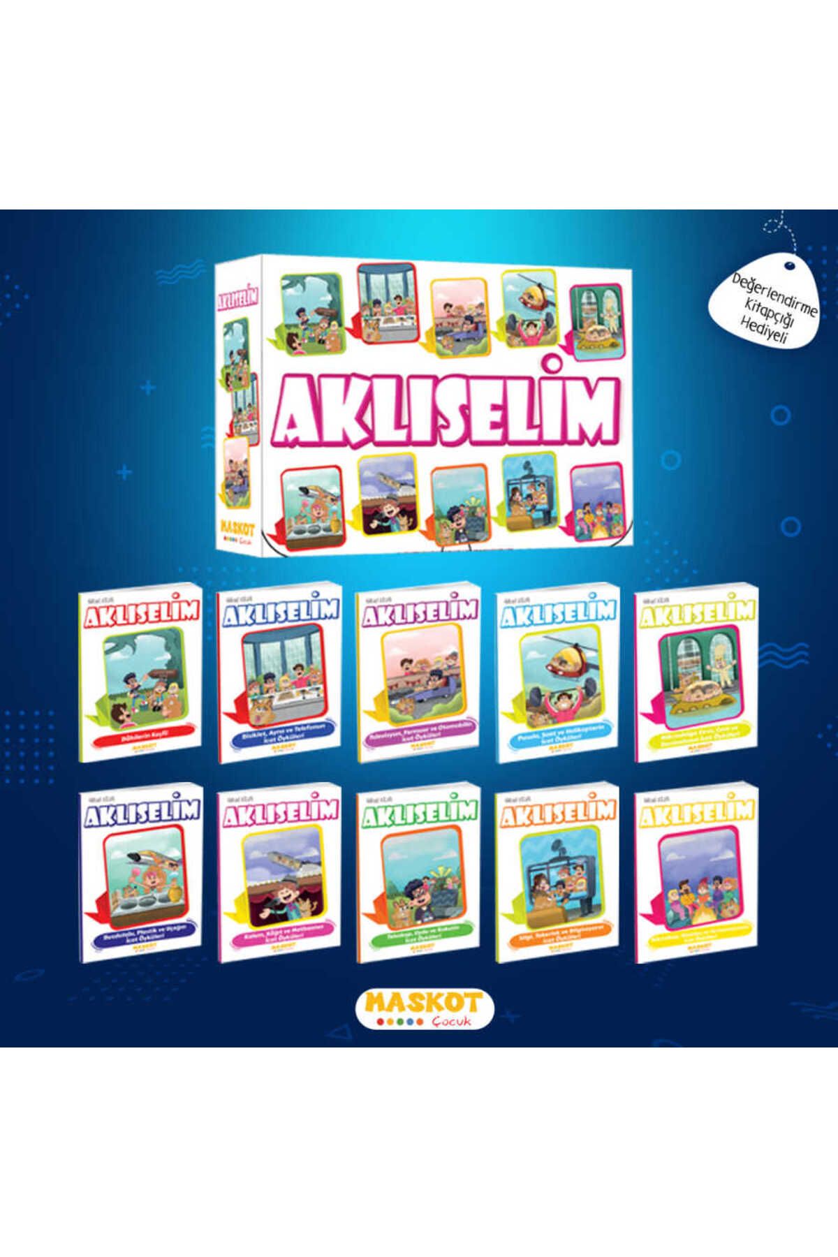 3K YAYIN Maskot Çocuk Yayınları İcatların Öyküsü AKLISELİM Hikaye Serisi 10 Kitap Değ. K. Hediyeli (4.Sınıf)