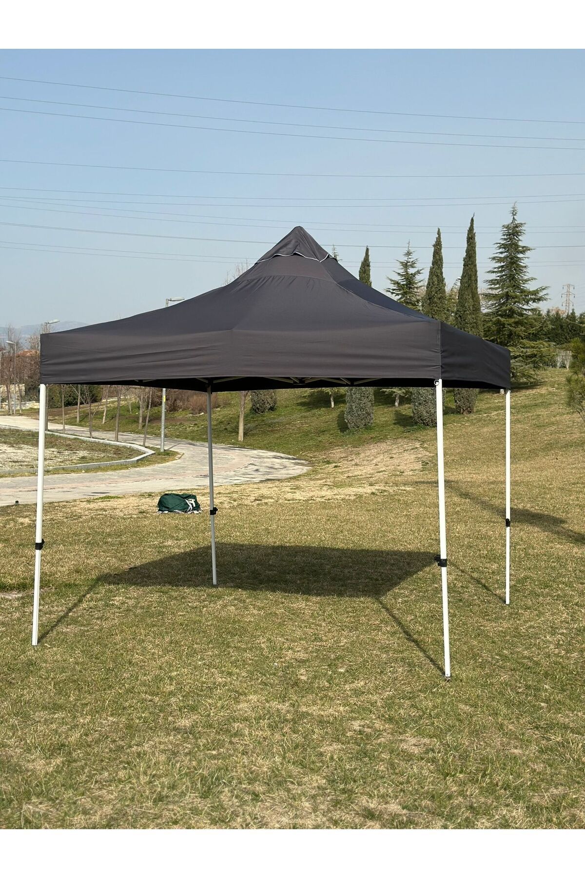 SEVİLBRANDA 3x3 GAZEBO ÇARDAK [ANTRASİT RENK]