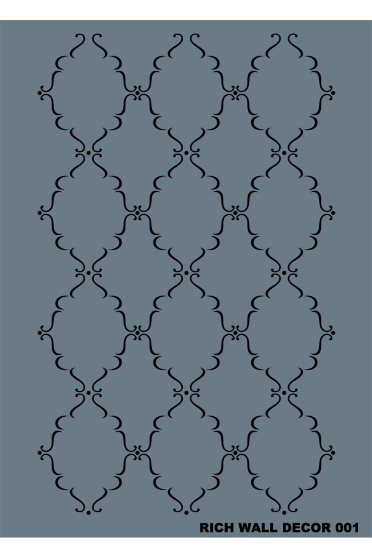 Rich RİCH STENCIL WALL DECOR - 01
