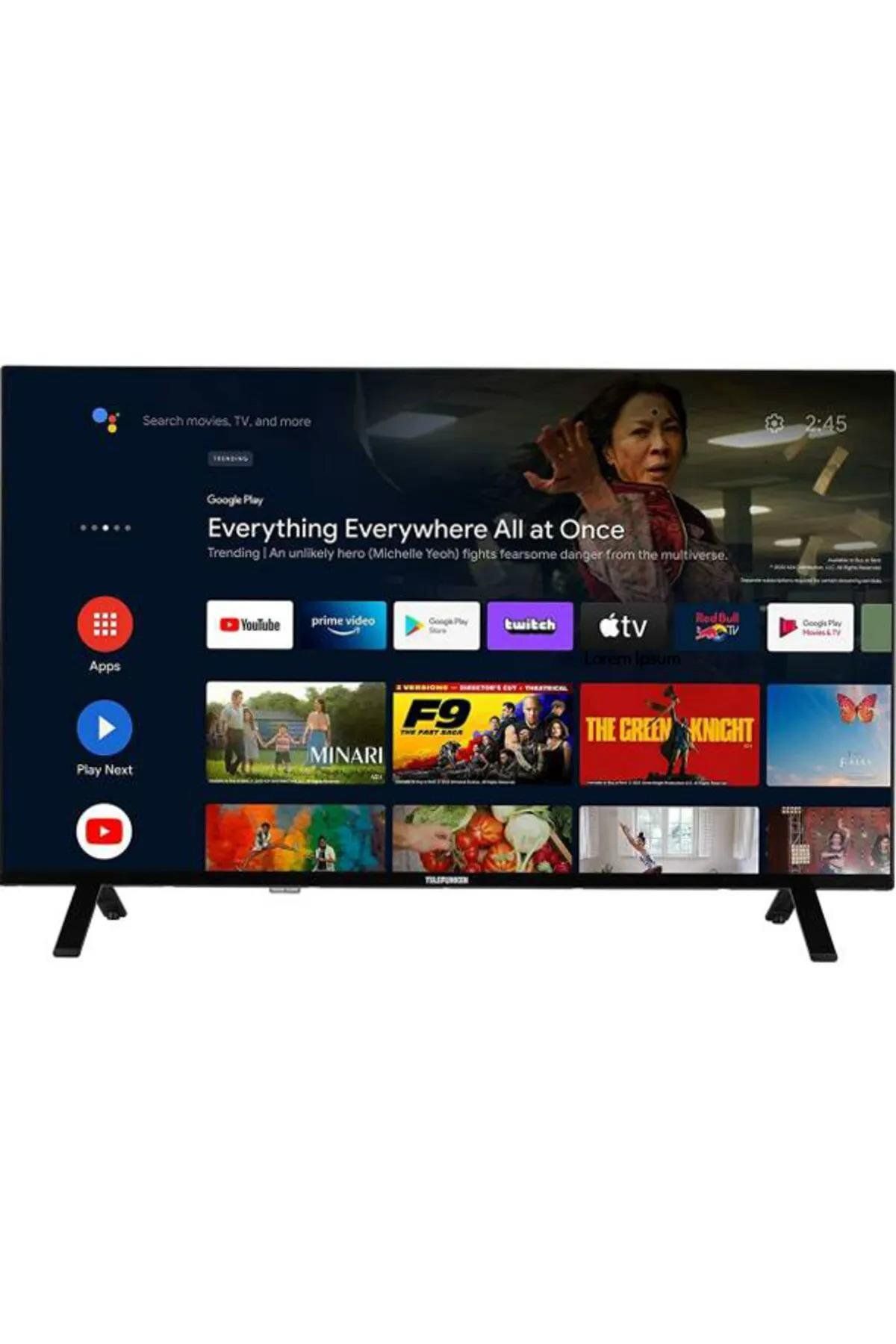 Telefunken 50TU9090 4K Ultra HD 50" 127 Ekran Uydu Alıcılı Android Smart LED TV
