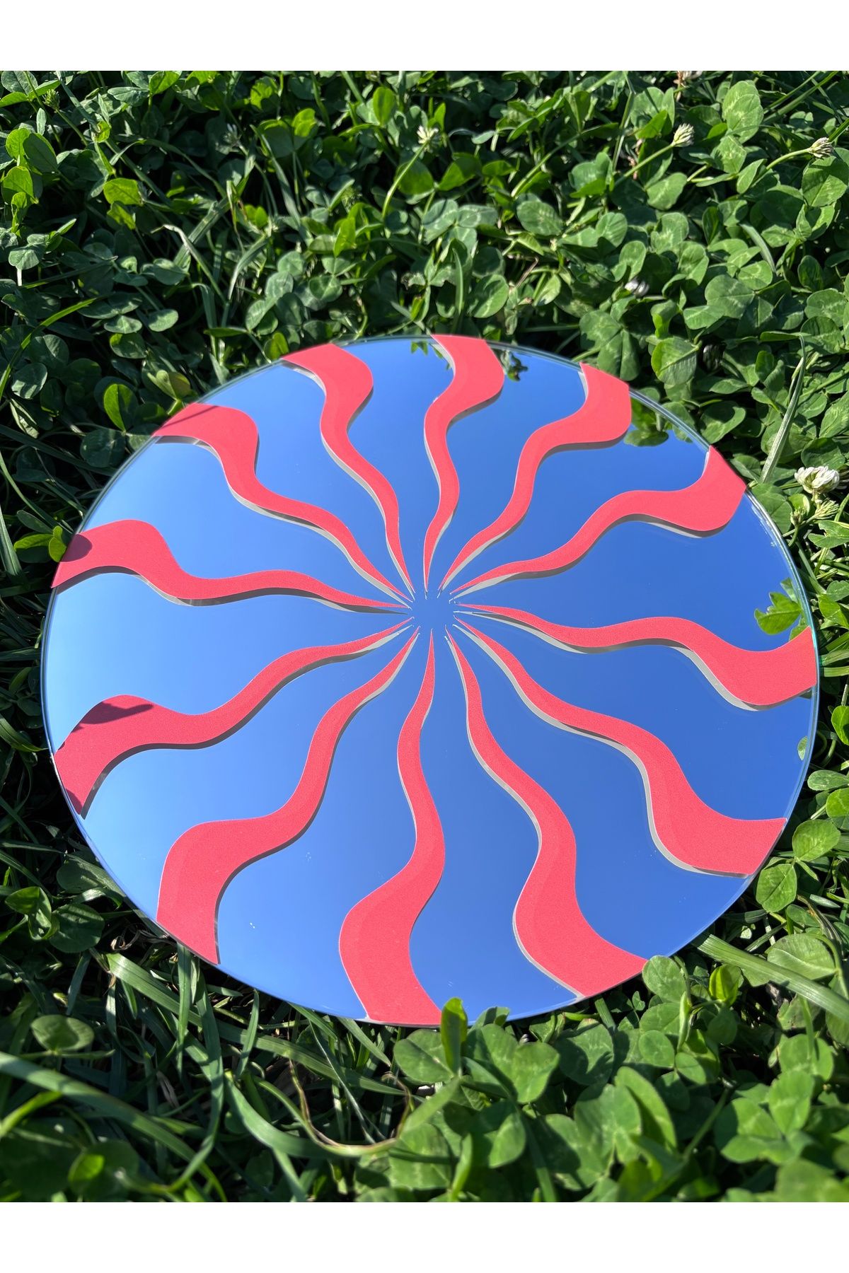 STUDIO GARNI Pinterest Aynası Yuvarlak Ayna Sticker Ayna 25 cm çap Spinna Ayna