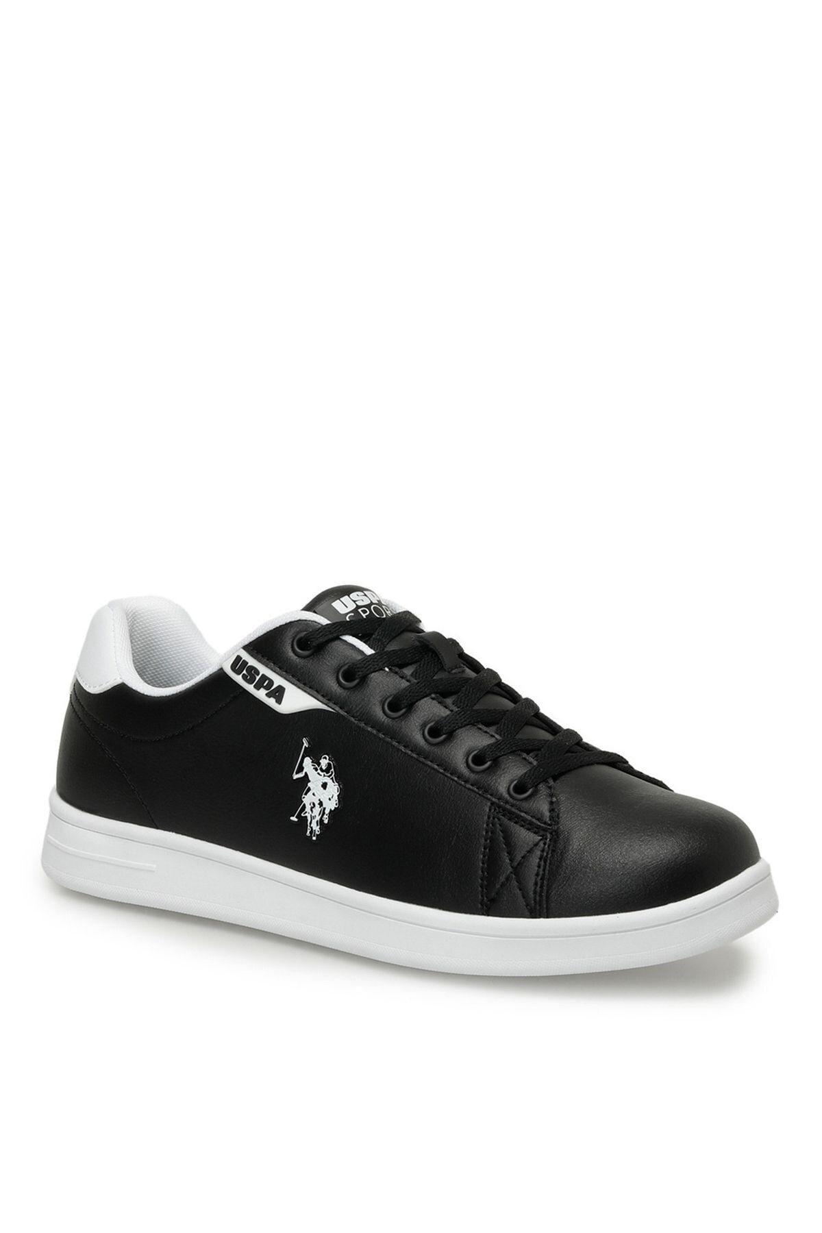 U.S. Polo Assn. Günlük Bağcıklı Spor Ayakkabı Siyah Sneaker
