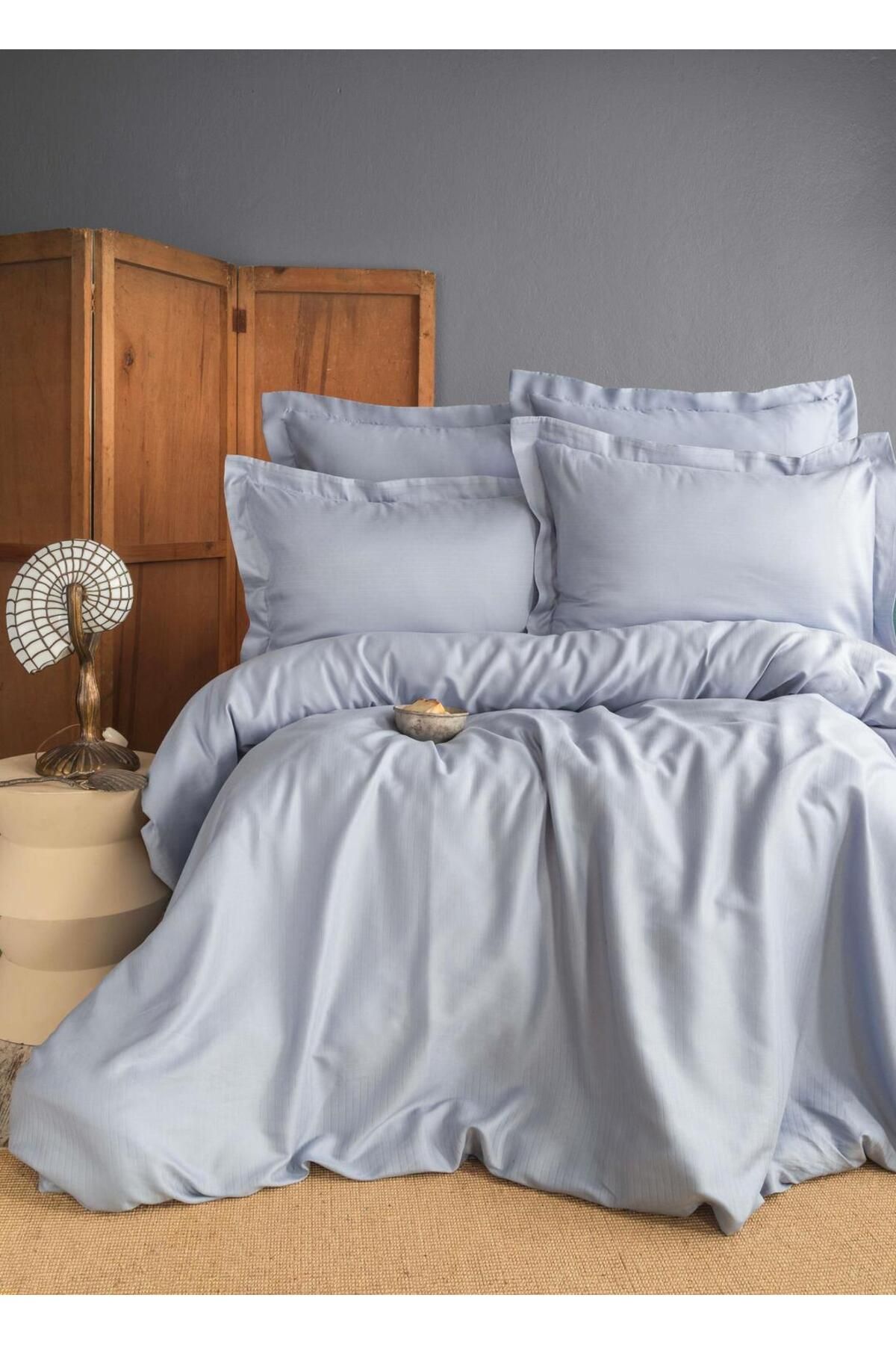 Apricitas HOME KING SIZE BAMBU NEVRESİM TAKIMIELLIE BLUE - NEVRESIM