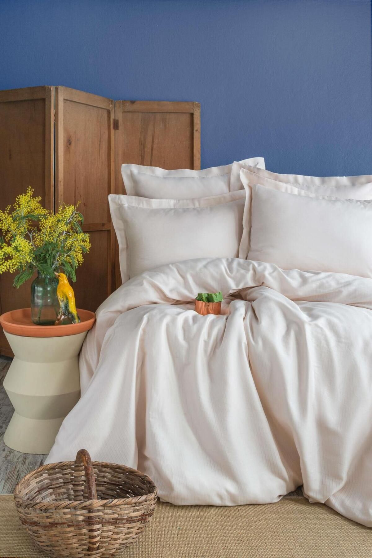 Apricitas HOME KING SIZE BAMBU NEVRESİM TAKIMI ELLIE VANILLIA - NEVRESIM