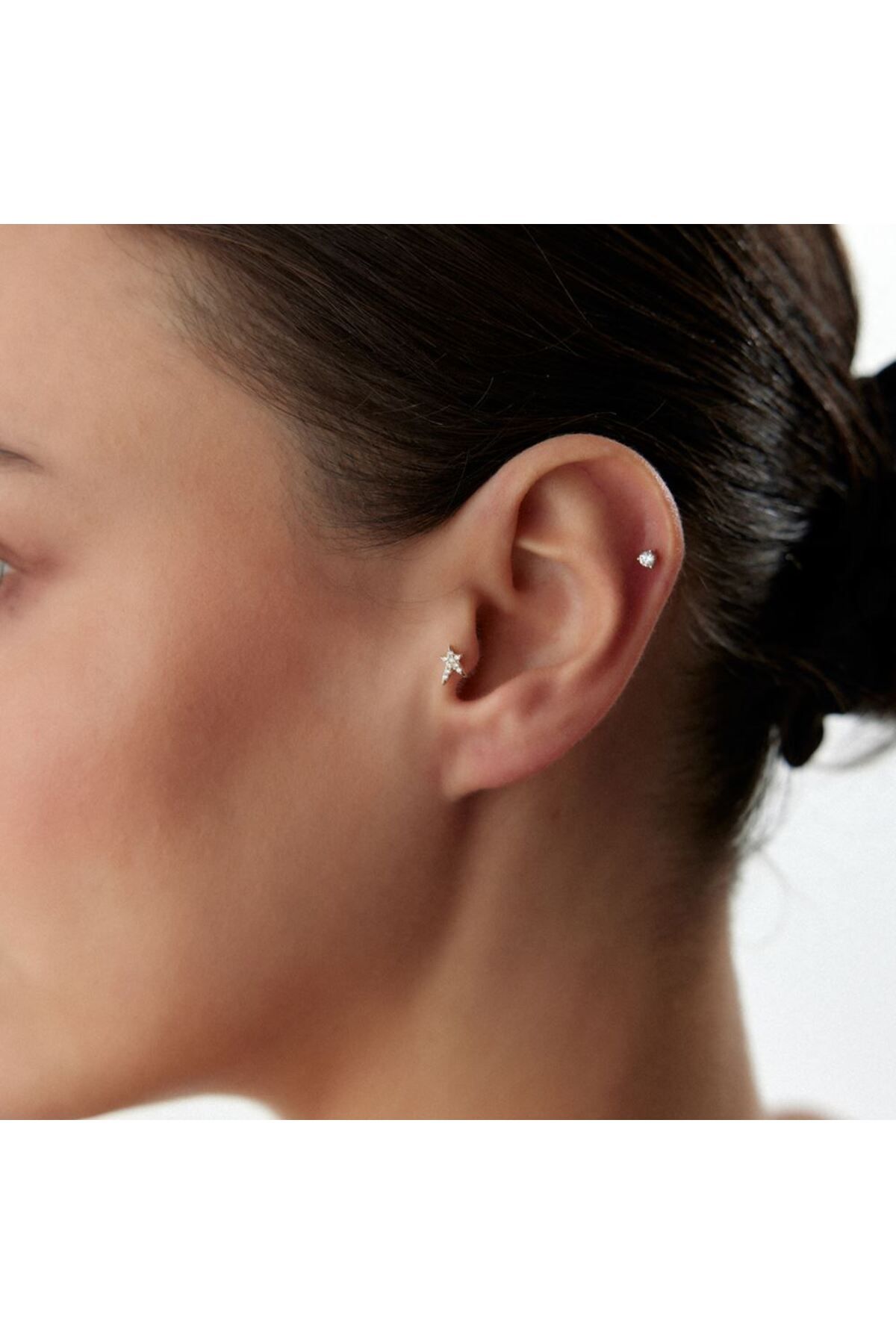 FIRAT KUYUMCULUK Yıldız Taşlı Piercing