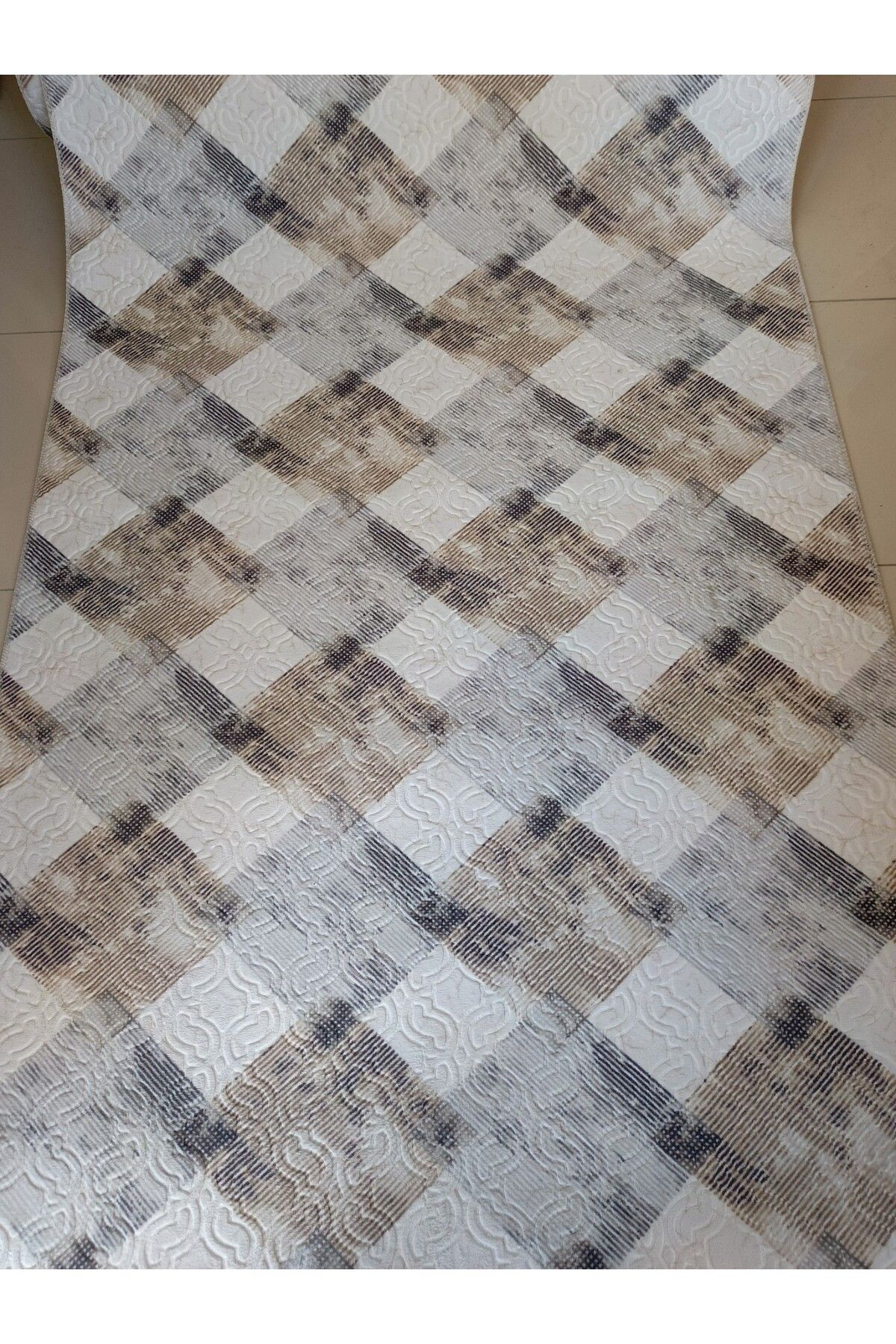 ODAK HALI Çok Renkli Kaymaz Yolluk - Yıkanabilir Dört Mevsim Halı | Salon, Banyo, Balkon, Genç Odası
