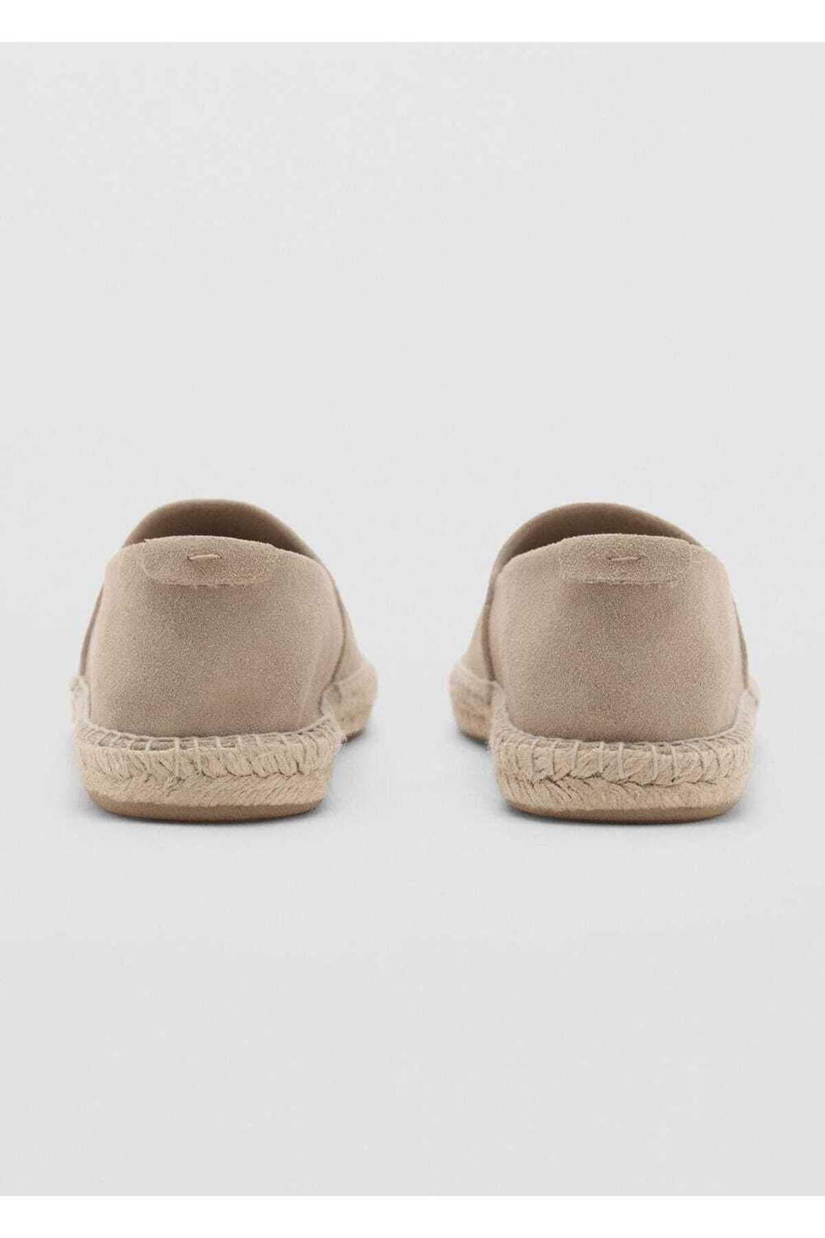 Jüt süet deri espadril - 4