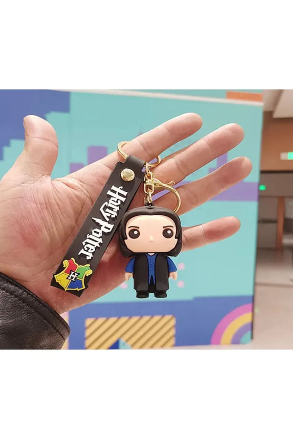 GOKMARKET Harry Potter 3D Büyük Boy Lüx Severus Snape 5 Figür Anahtarlık Çanta Süsü Farklı Figür