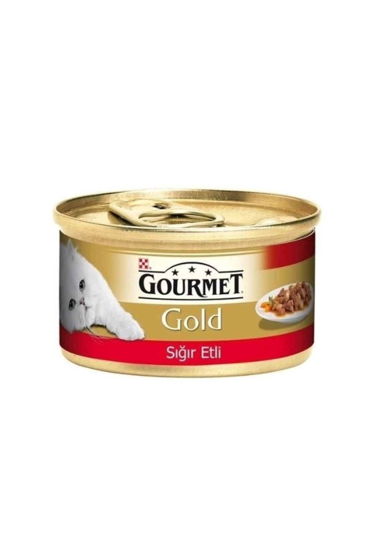 No8 Home Gourmet Gold Parça Sığır Etli Yetişkin Konserve Kedi Maması 85 Gr