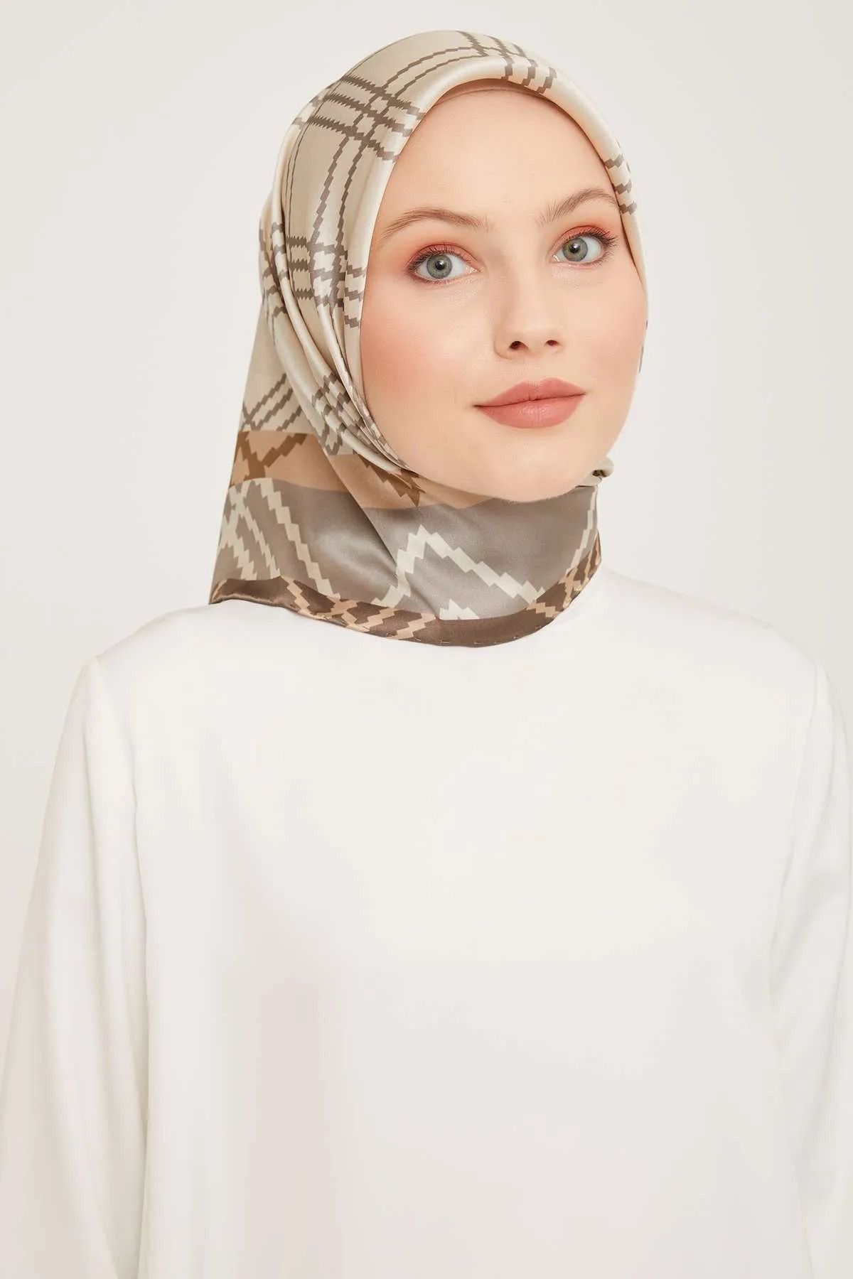 Armine SURA SAF İPEK EŞARP 9040D( S) (NOSTALJİ SURA) - 33