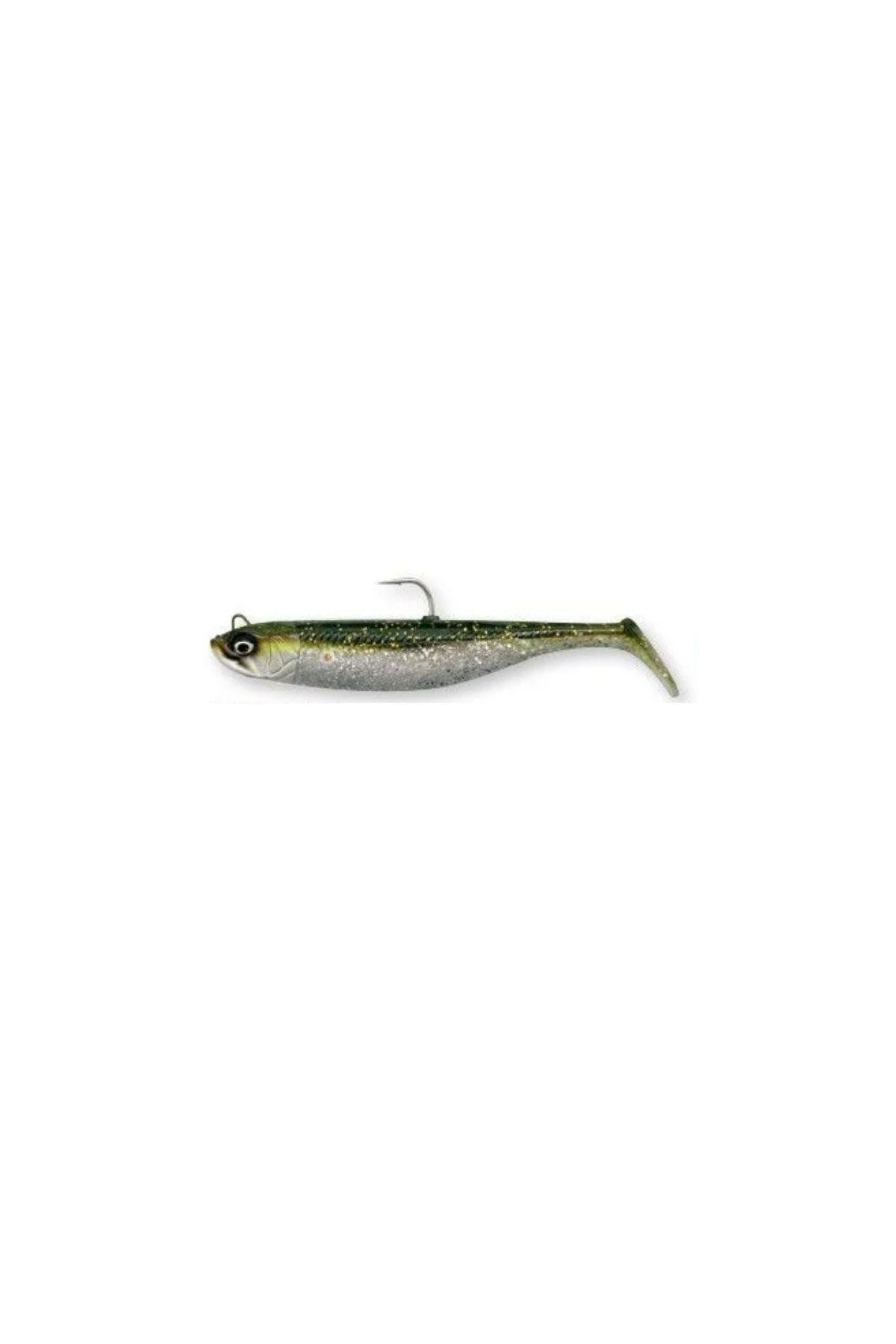 AVBURADA Savage Gear Savage Minnow 12.5 cm 35 gr 2+1 Green Silver