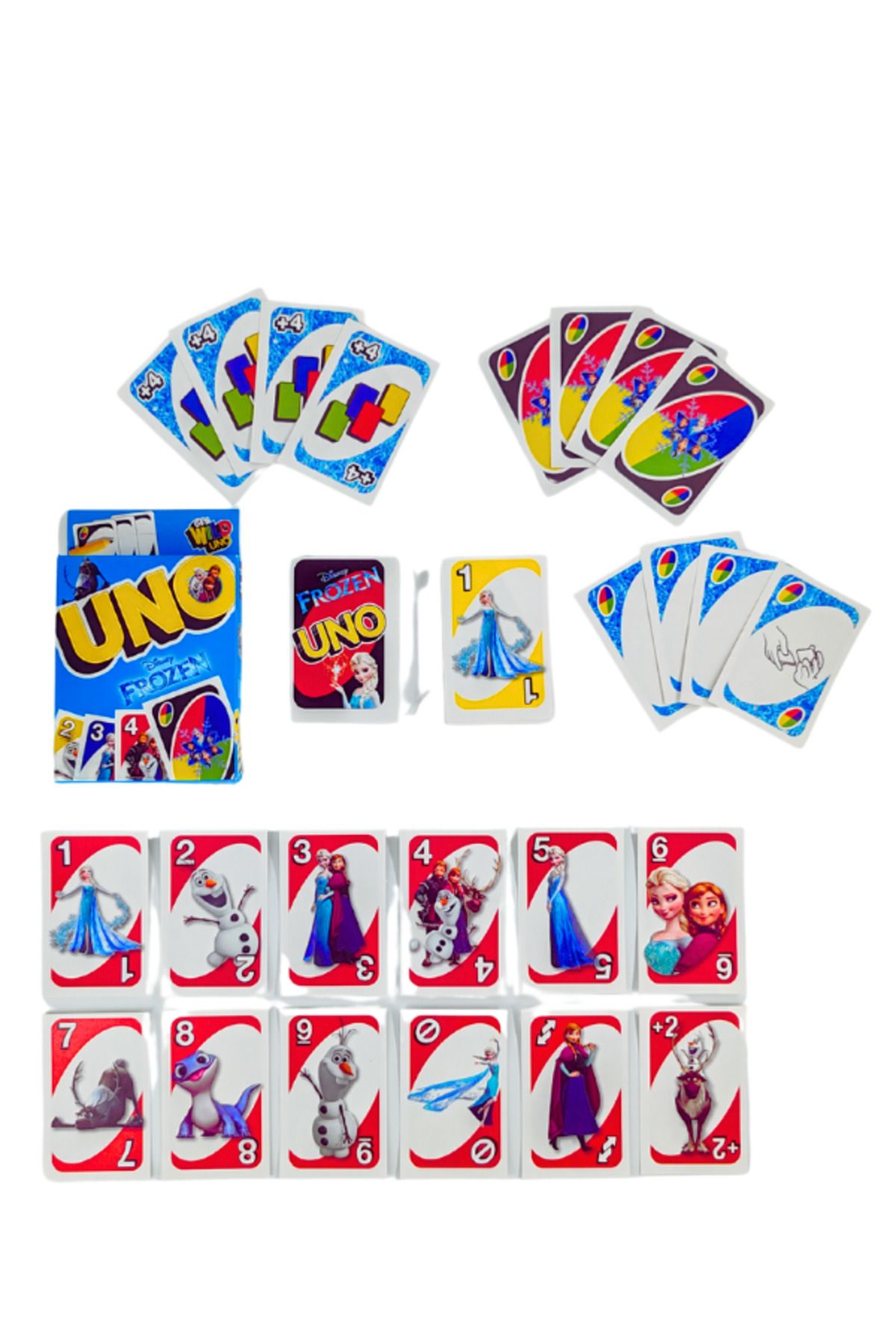Shuttle Park Özel Frozen Blue Get Wild 112 Adet Oyun Kartı Her Yaşa Uygun Eğlence Kart Oyunu