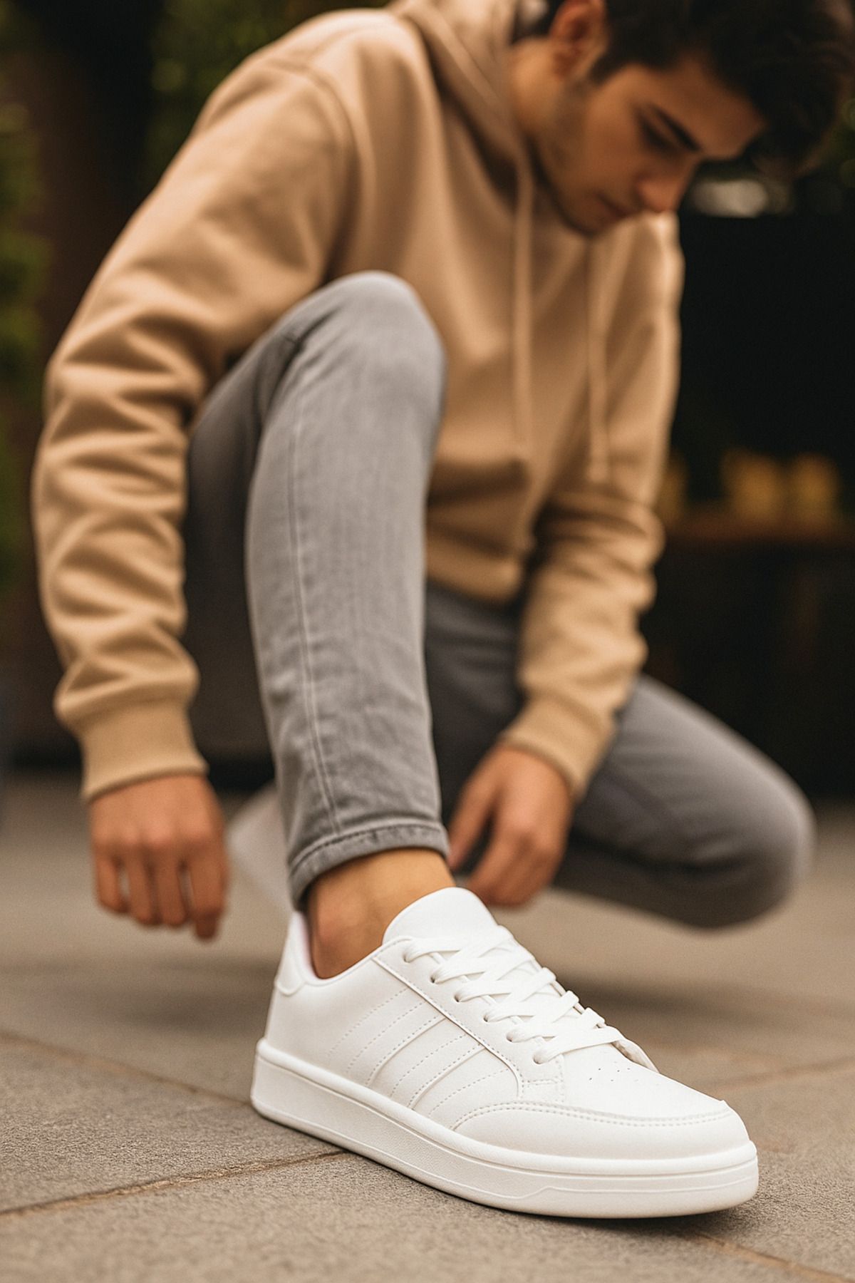 asyada fashion düz taban beyaz sneaker ayakkabı ünisex ayakkabı kadın spor erkek spor