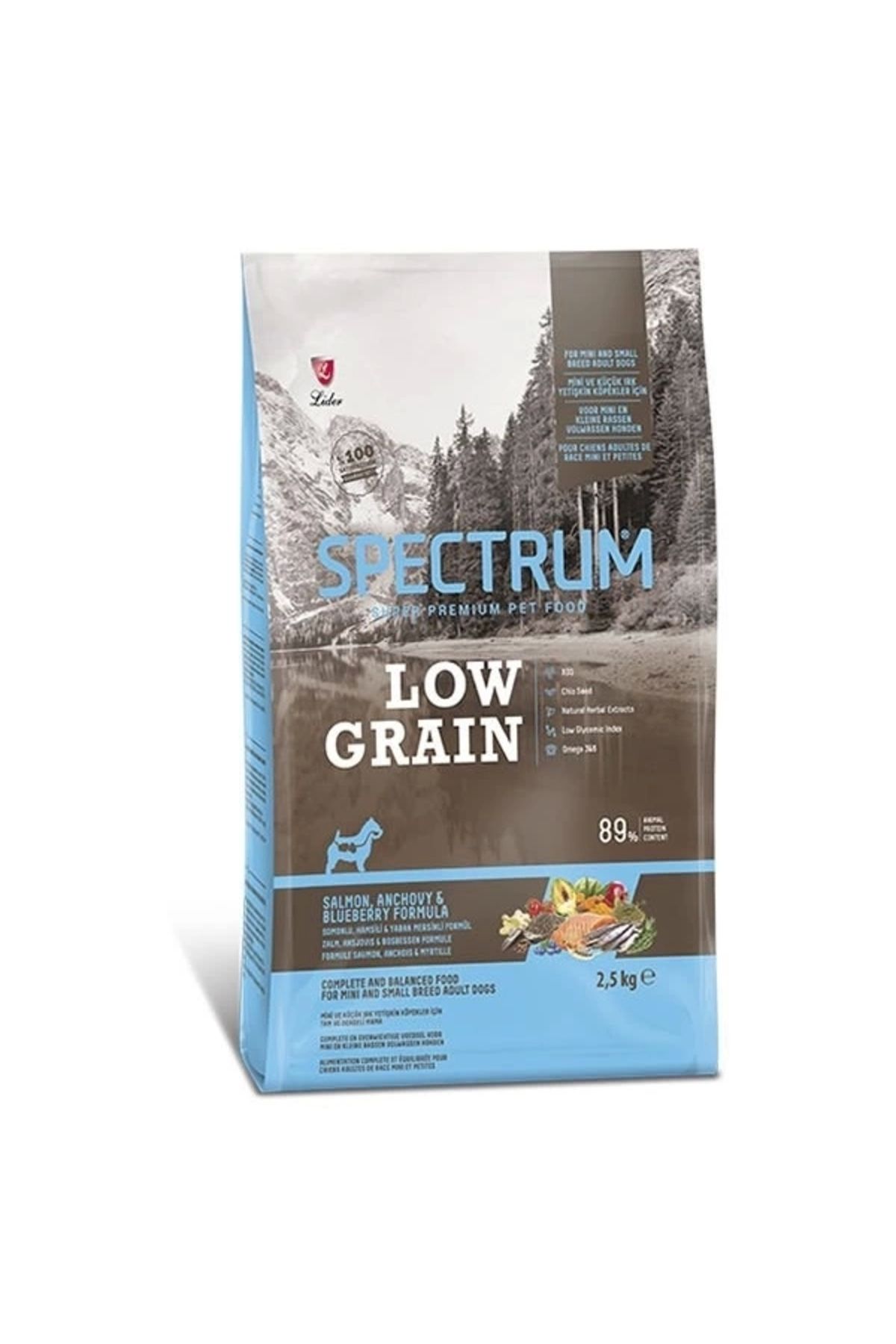 No8 Home Spectrum Düşük Tahıllı Somonlu Hamsili ve Yaban Mersinli Küçük Irk Yetişkin Köpek Maması 2.5 Kg