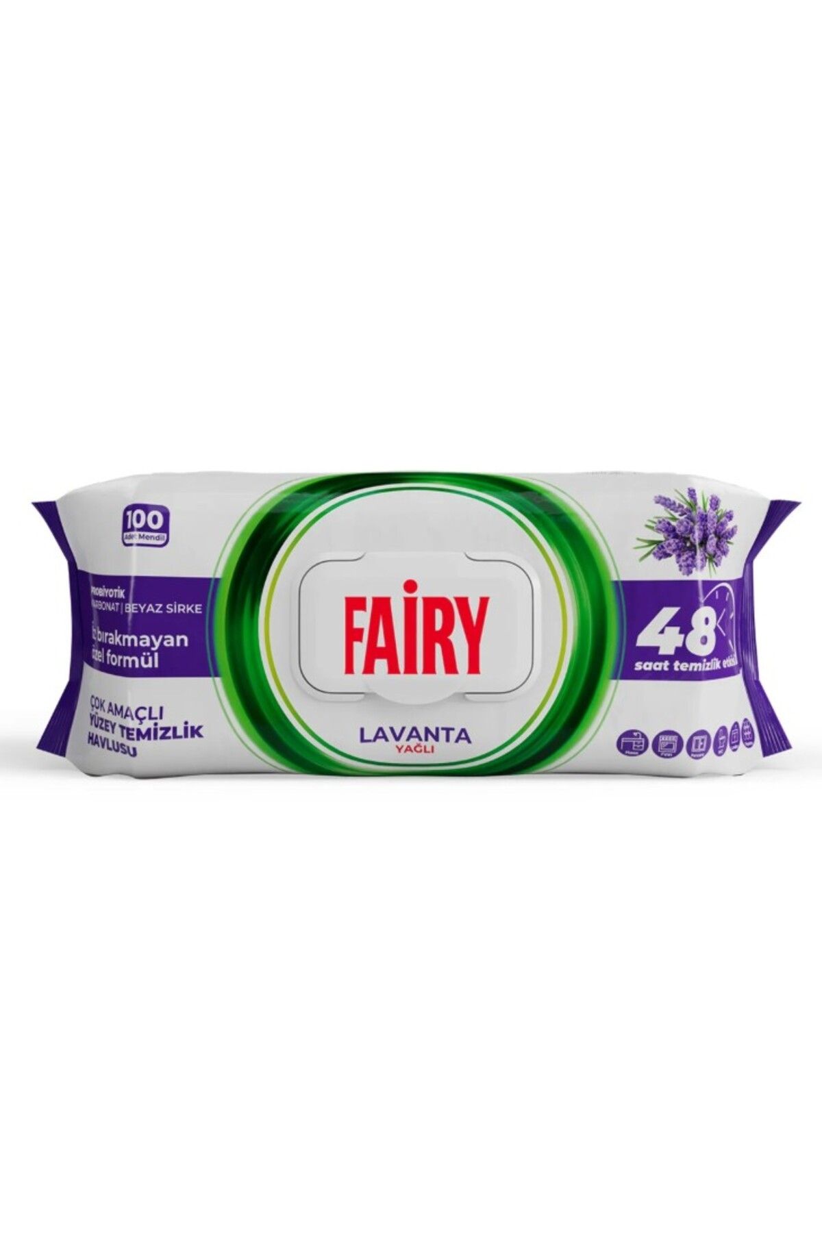 NW NessiWorld Nessiworld Fairy Power Yüzey Temizlik Havlusu 100'Lü Lavanta