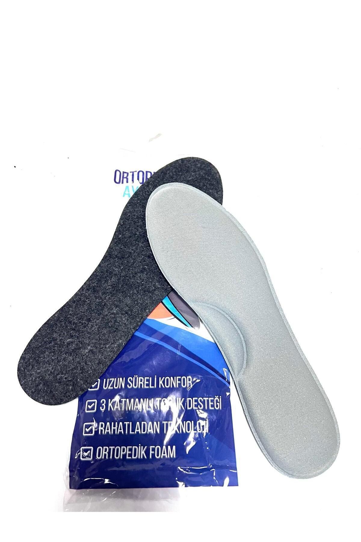 teknotrust Taban Desteği ORTOPEDİK FOAM KAYMAZ TABANLIK 40-46 TR Memory Foam