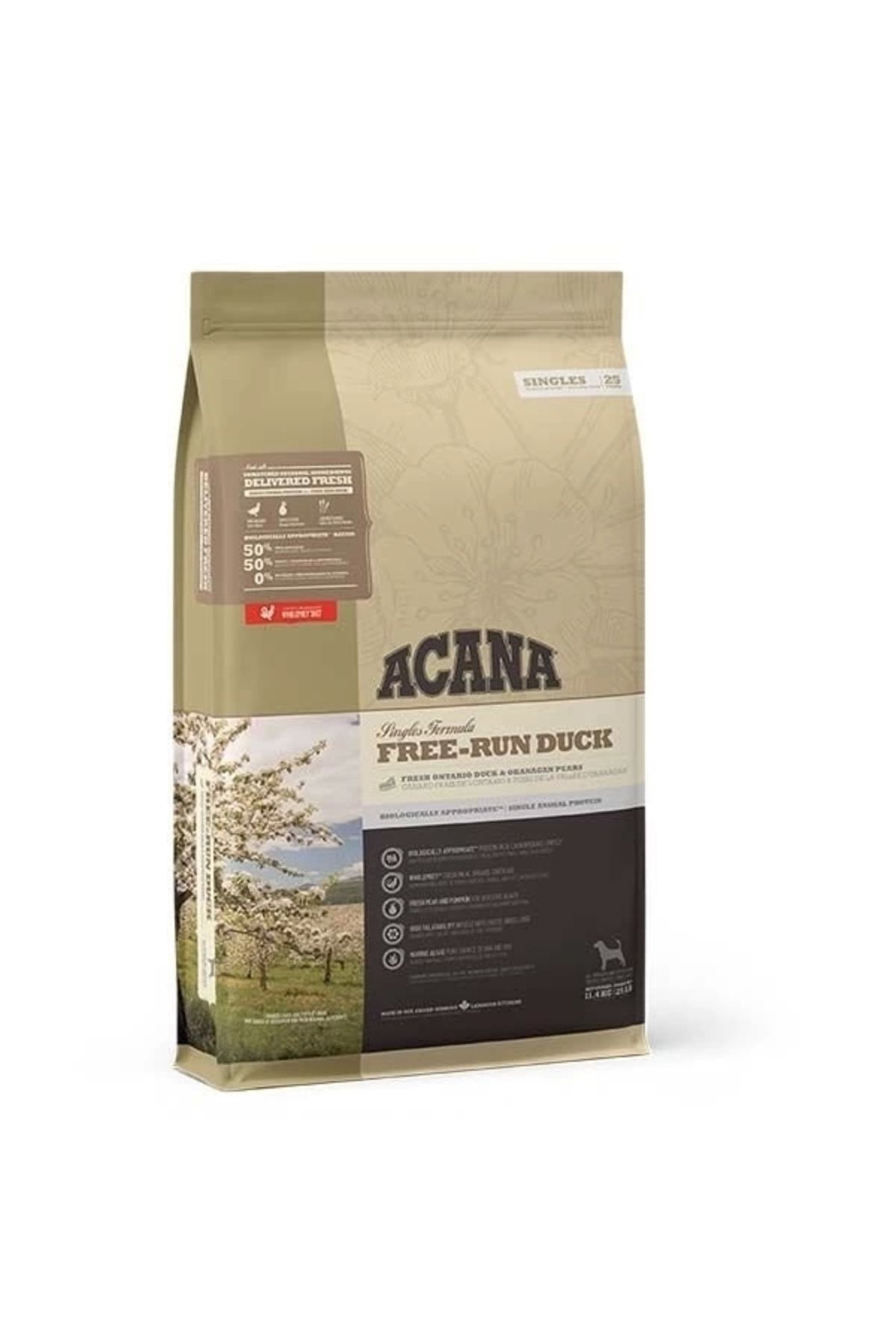 No8 Home Acana Free-Run Duck Tahılsız Ördekli Yetişkin Köpek Maması 11.4 Kg