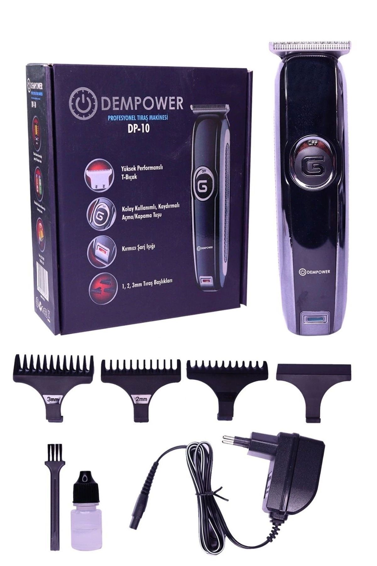 No8 Home Dempower Traş Makinesi Siyah