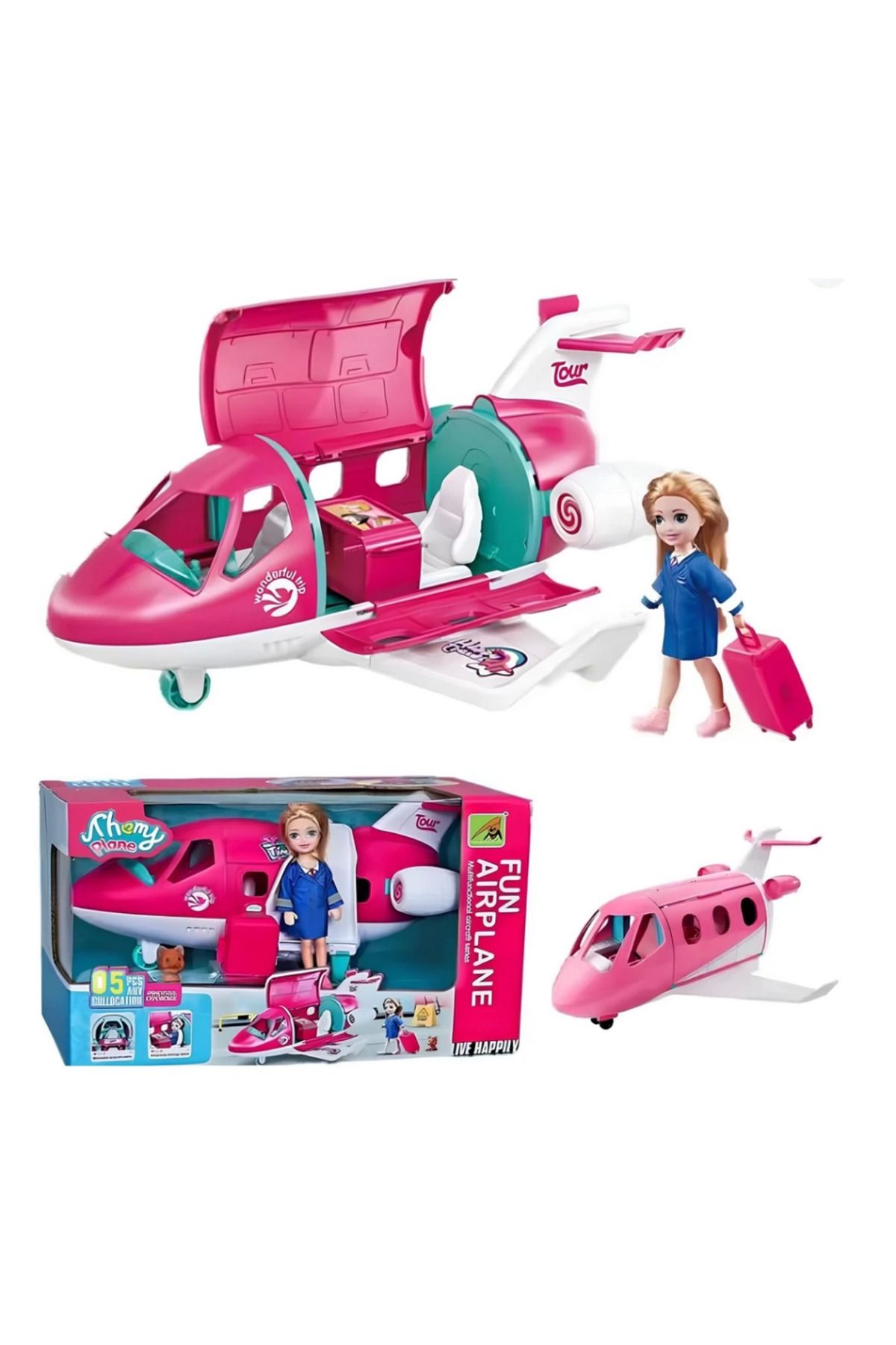 NW NessiWorld Nessiworld Pilot Uçaklı Bebek