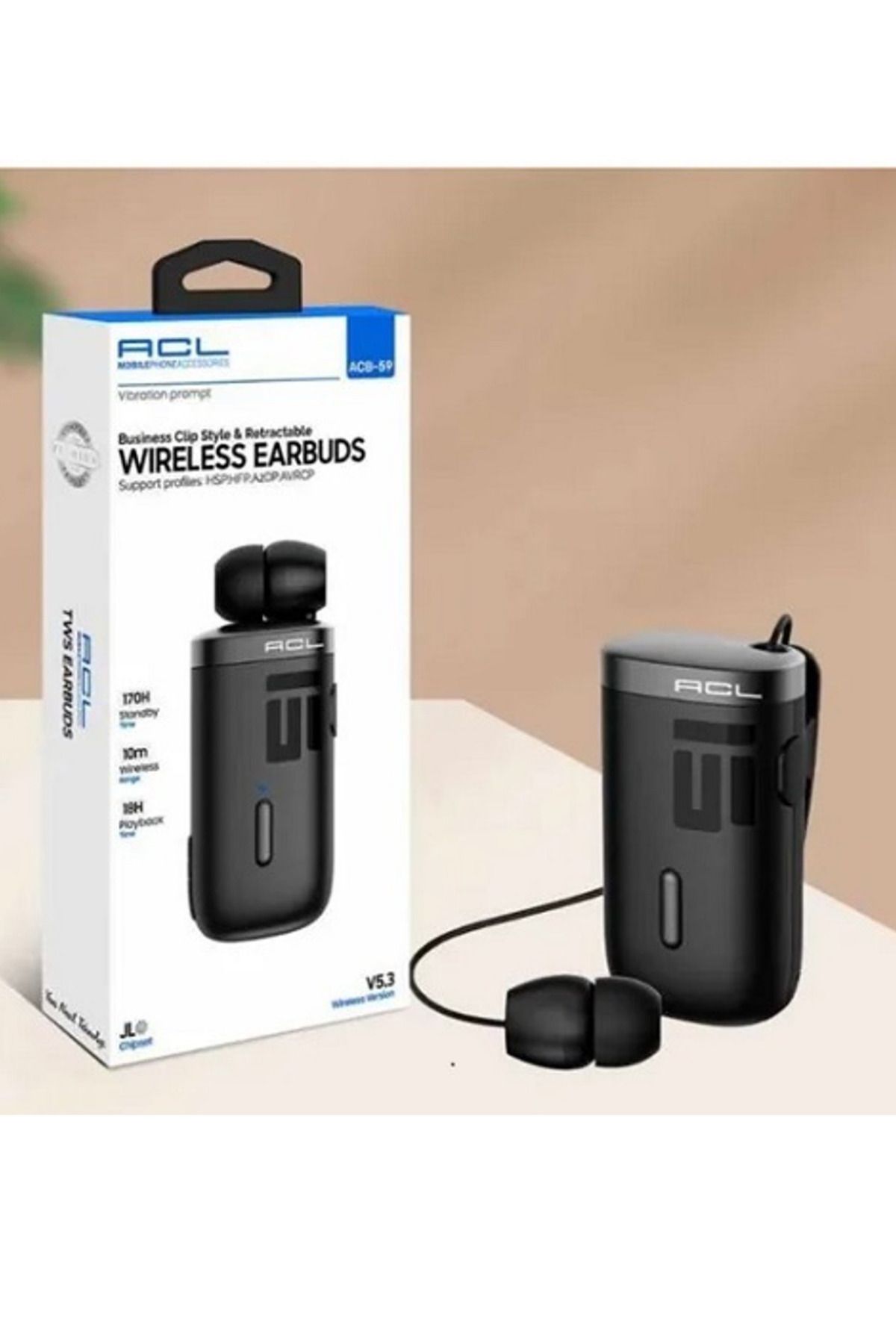 OBRAX 5.3 Versiyon Çekilebilir, Titreşimli Wireless Kulakiçi Kulaklık
