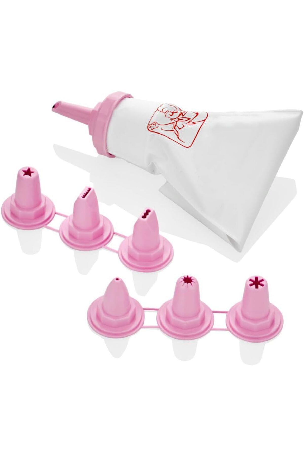 STOREMAX jvnnastore Krema Torbası, 7 Farklı Başlık, Pembe ve Su Yeşili (Pembe) 646268