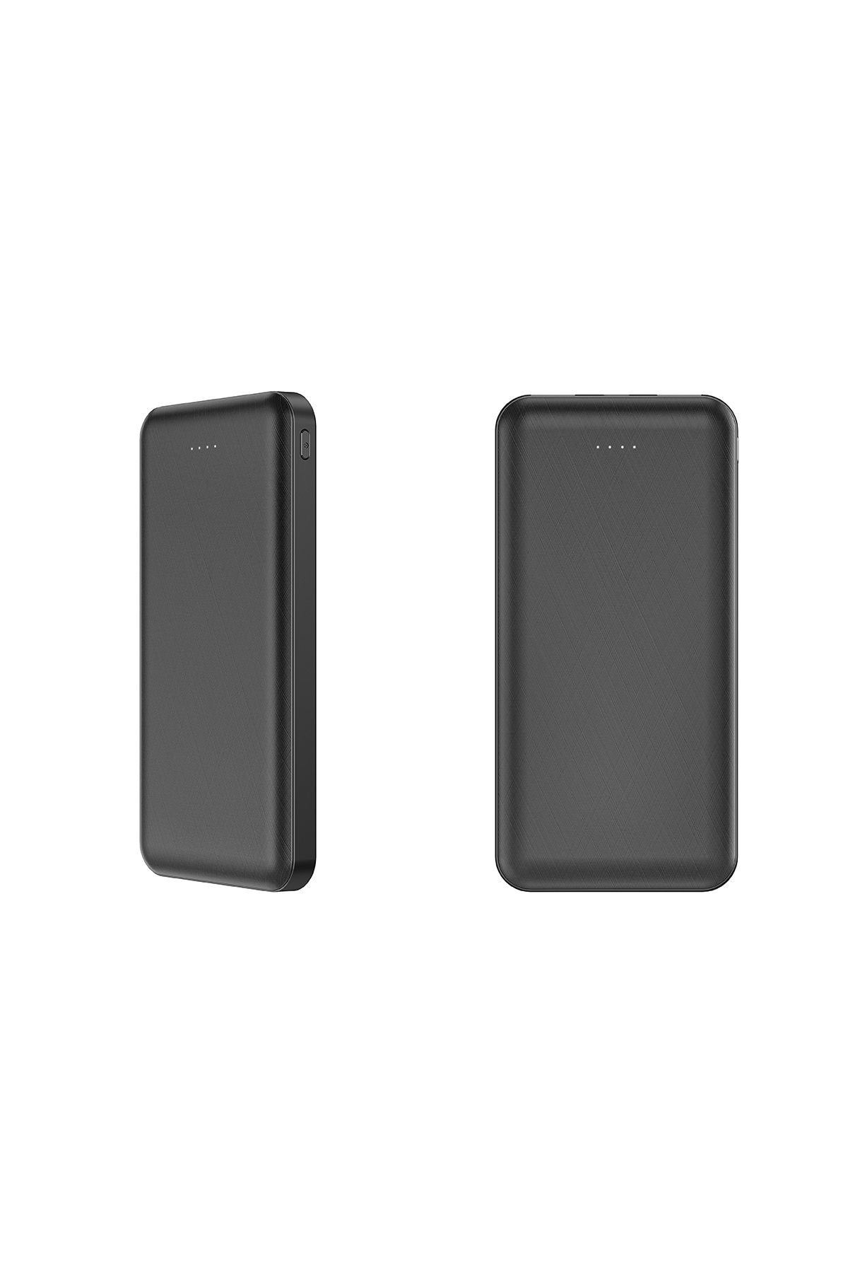 Canpay Hızlı Şarj Destekli 10000 mAh Powerbank Akıllı Koruma, Micro ve Çift USB, LED Durum Göstergesi SİYAH