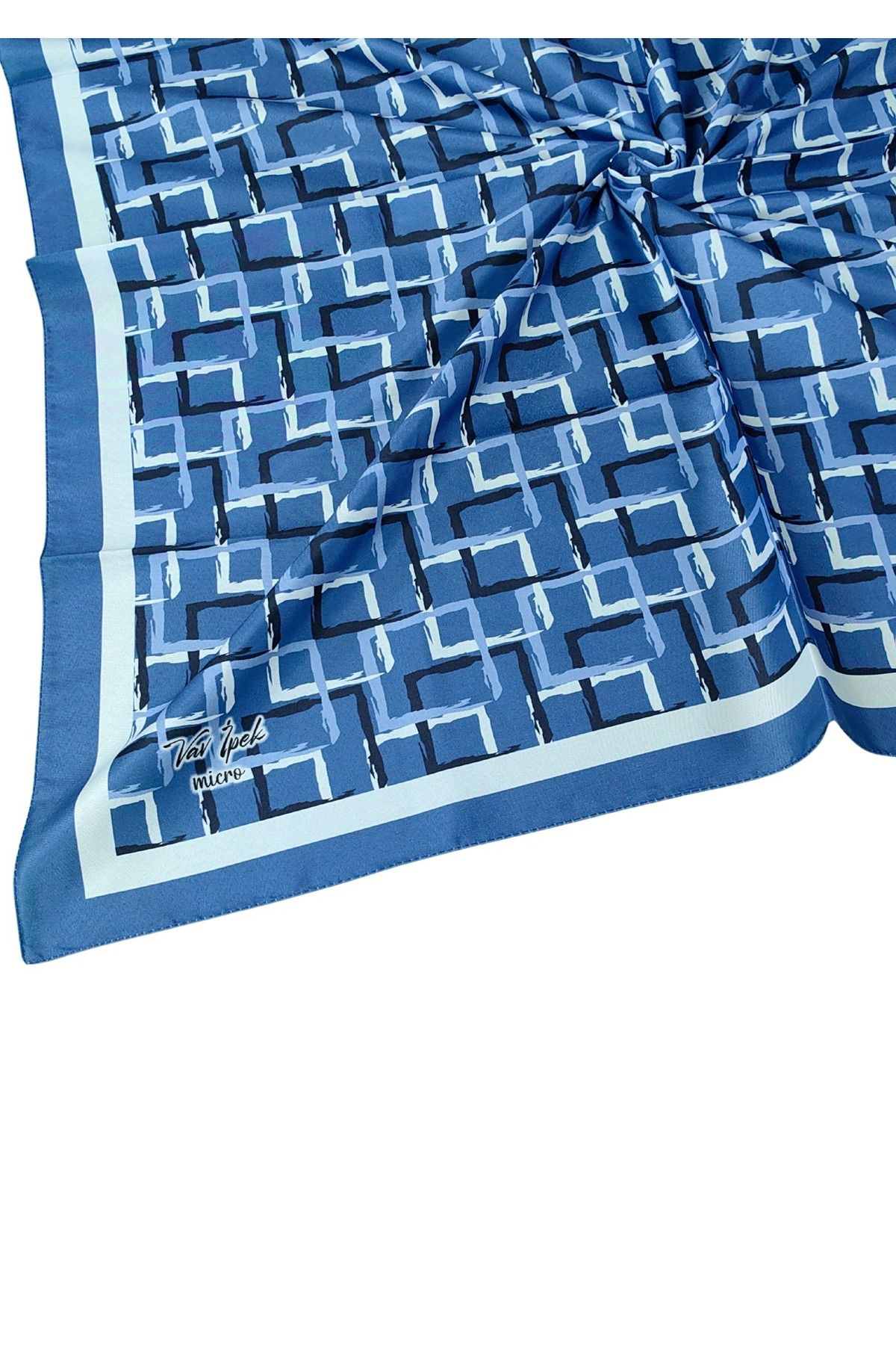 mim eşarp Vav İpek Kadın Micro Twill Sport Desenli Eşarp