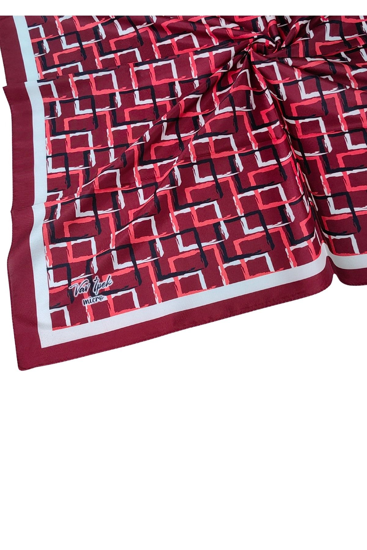 mim eşarp Vav İpek Kadın Micro Twill Sport Desenli Eşarp