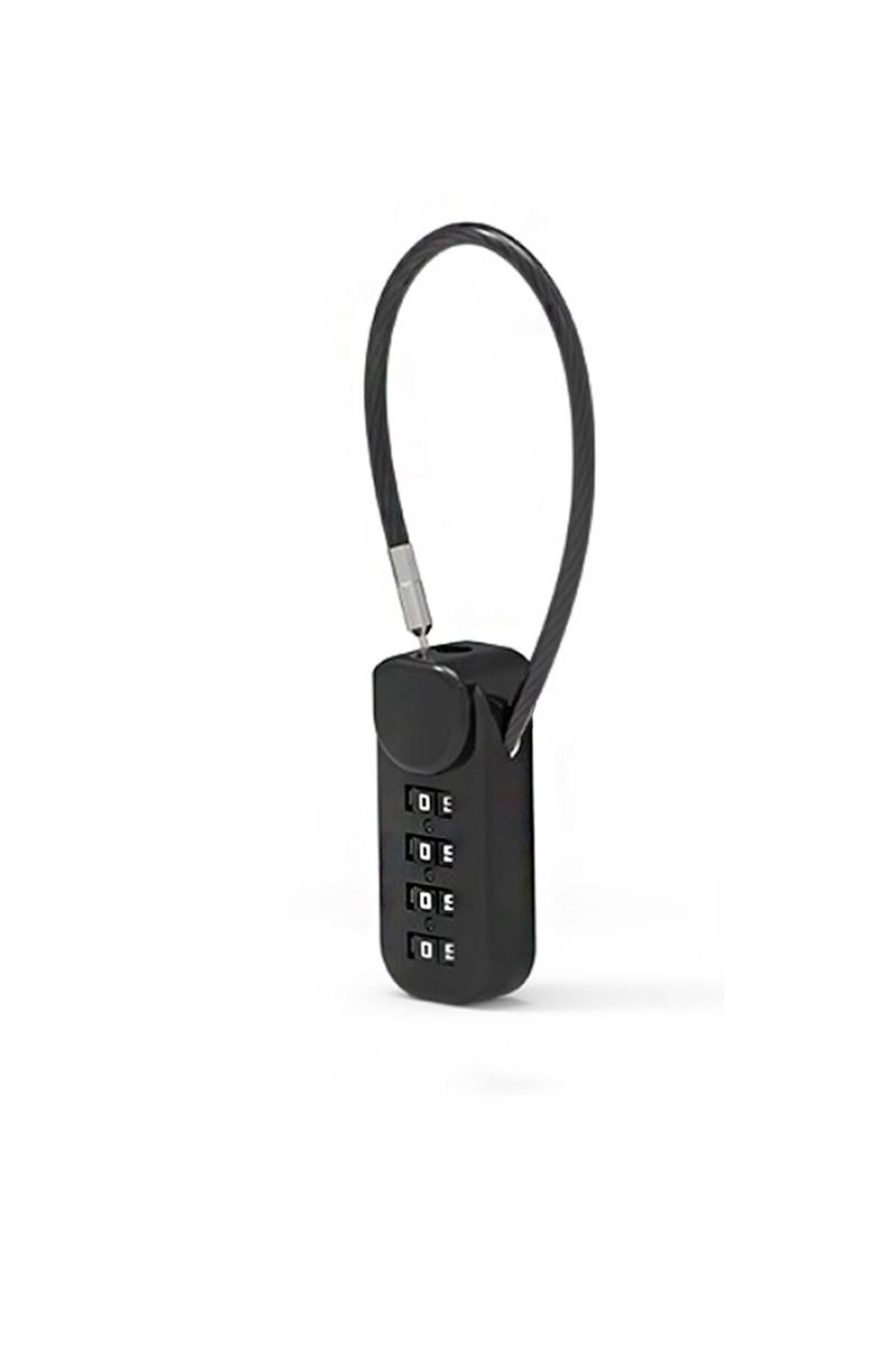 teknotrust Asma Kilitler 19 mm 4 Haneli Sıfırlanabilir 13,5 cm Dolap Bagaj Çanta Kilidi Asma Kilit cin967 Ehed