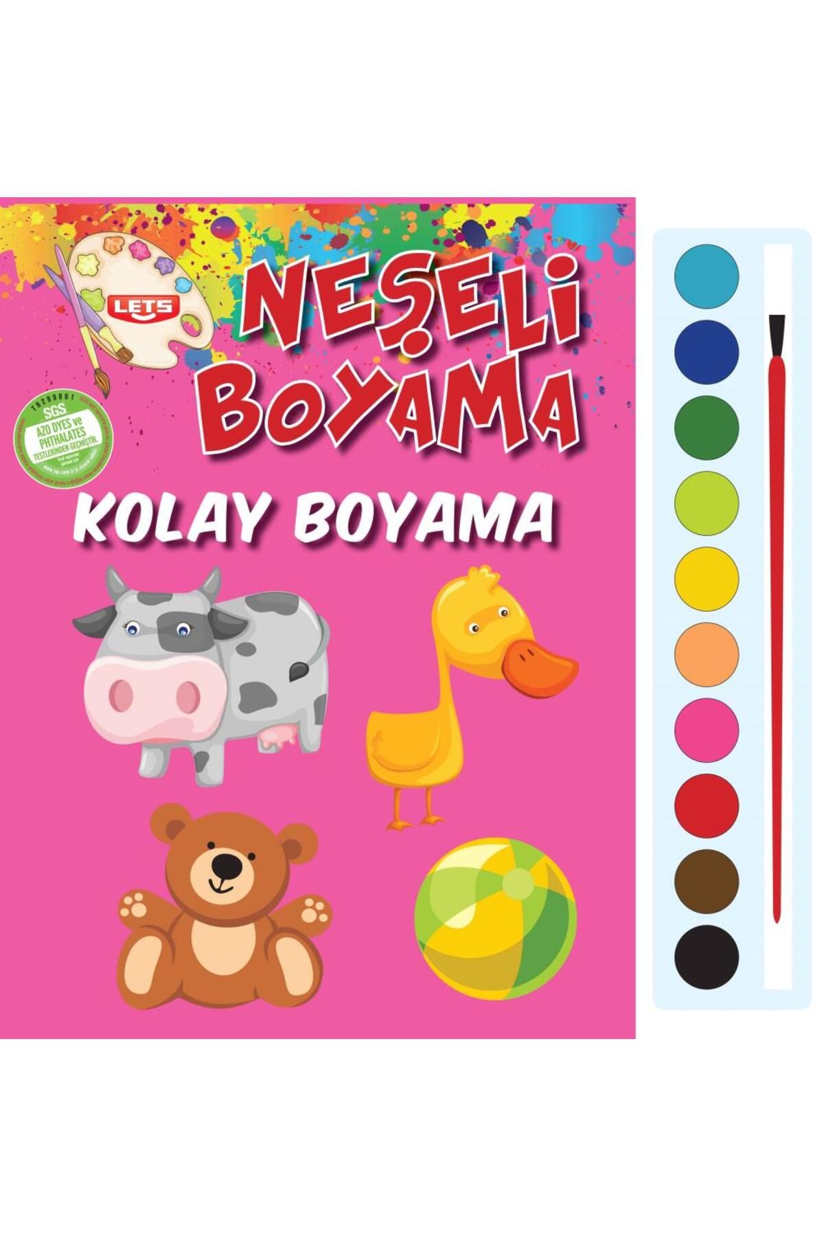 Parıltı Yayınları Neşeli Boyama - Kolay Boyama