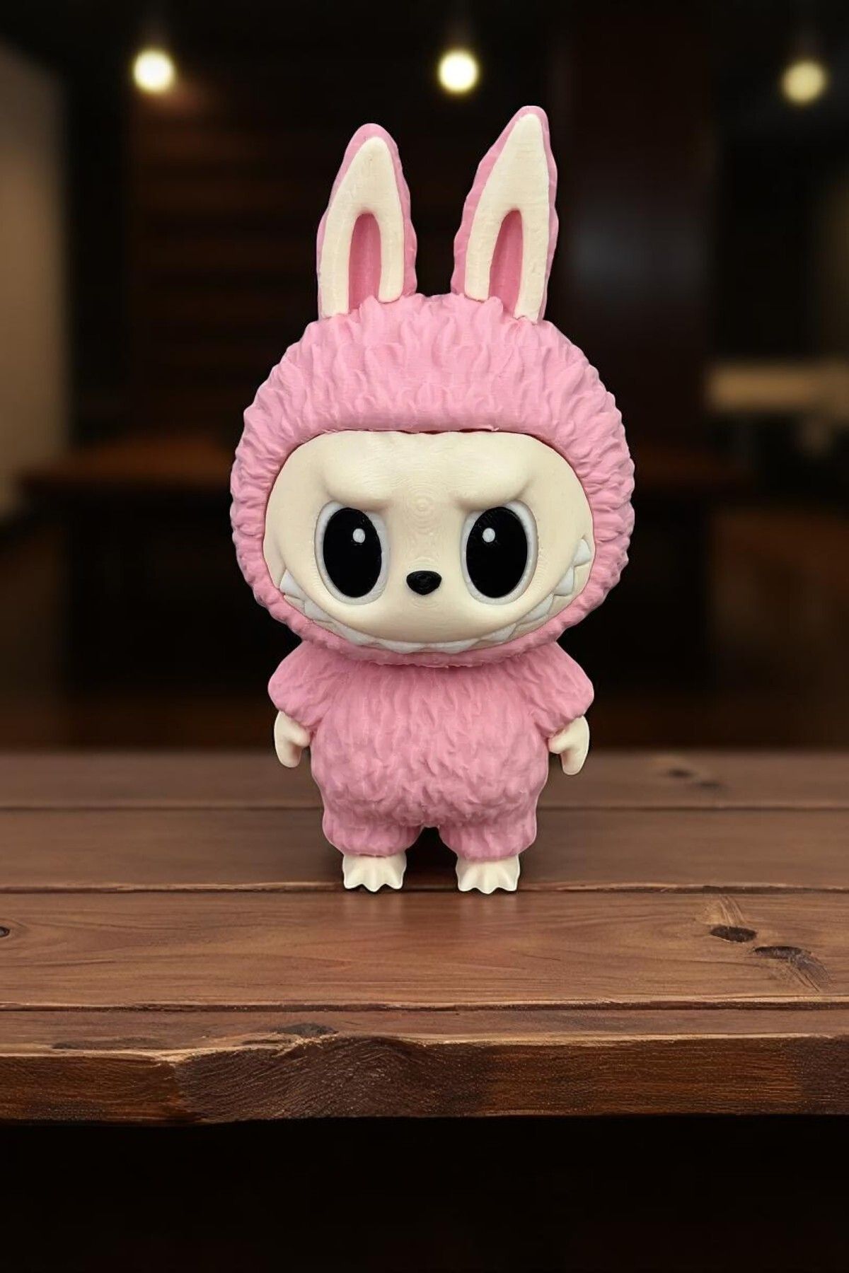 Goplast Premium Labubu Figür - Pembe Labubu 13 Cm