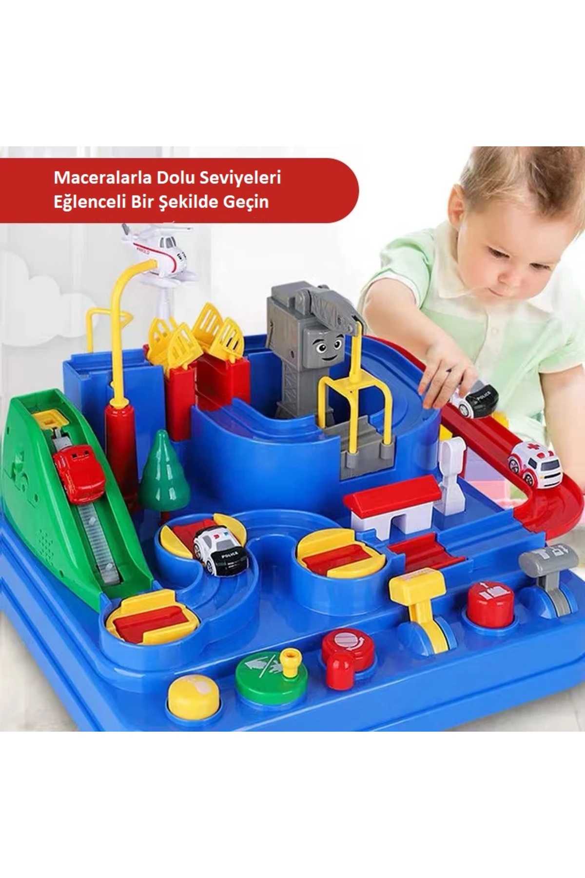 tutobaby Montessori Eğlenceli ve Maceralı Trafik Oyun Seti fotoğrafı 3 (önizleme)
