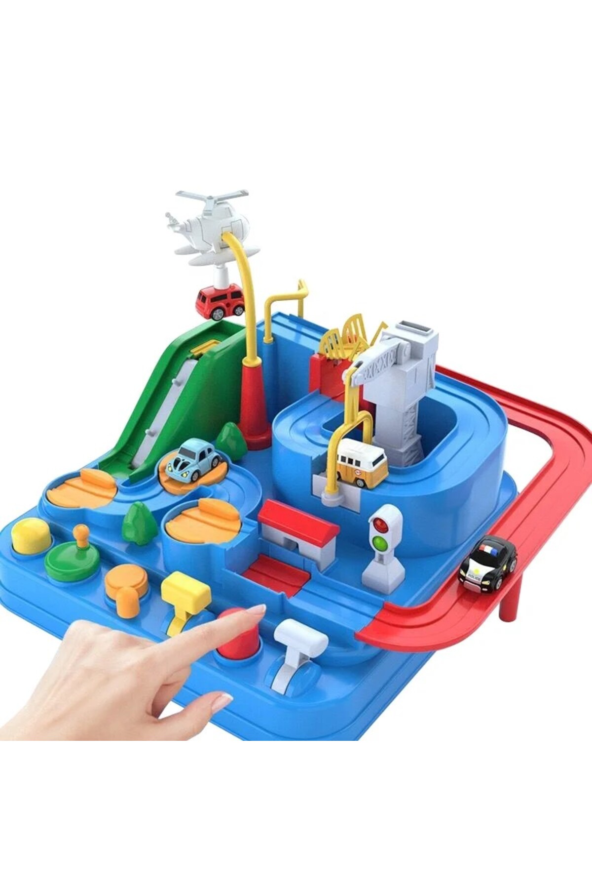 tutobaby Montessori Eğlenceli ve Maceralı Trafik Oyun Seti fotoğrafı 2 (önizleme)